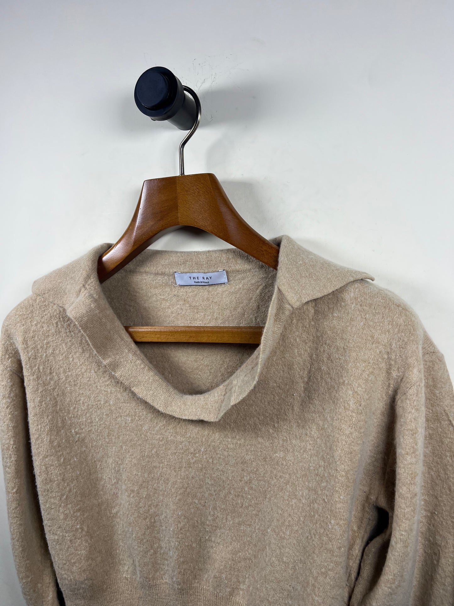 The Ray Lambswool Crop Sweater (Women) (Small-Medium)