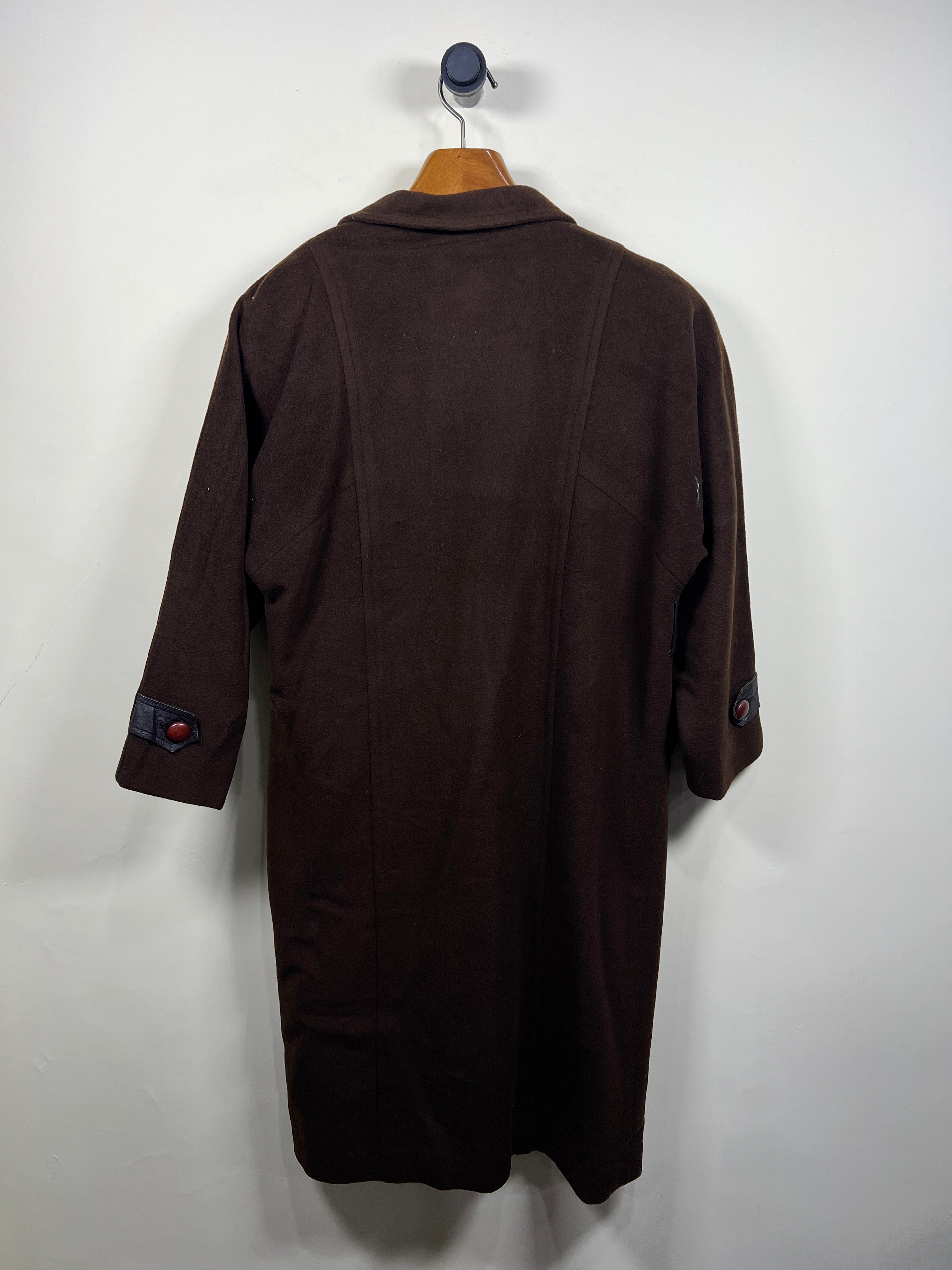 Wave Wool Long Coat (Women) (X-Large)