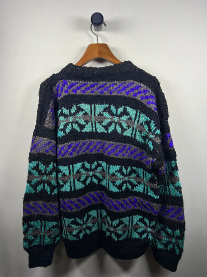 Lambswool Knitted Sweater (Women) (Large/X-Large)
