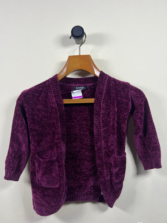 George Crop Velvet Sweater (Women) (Small)