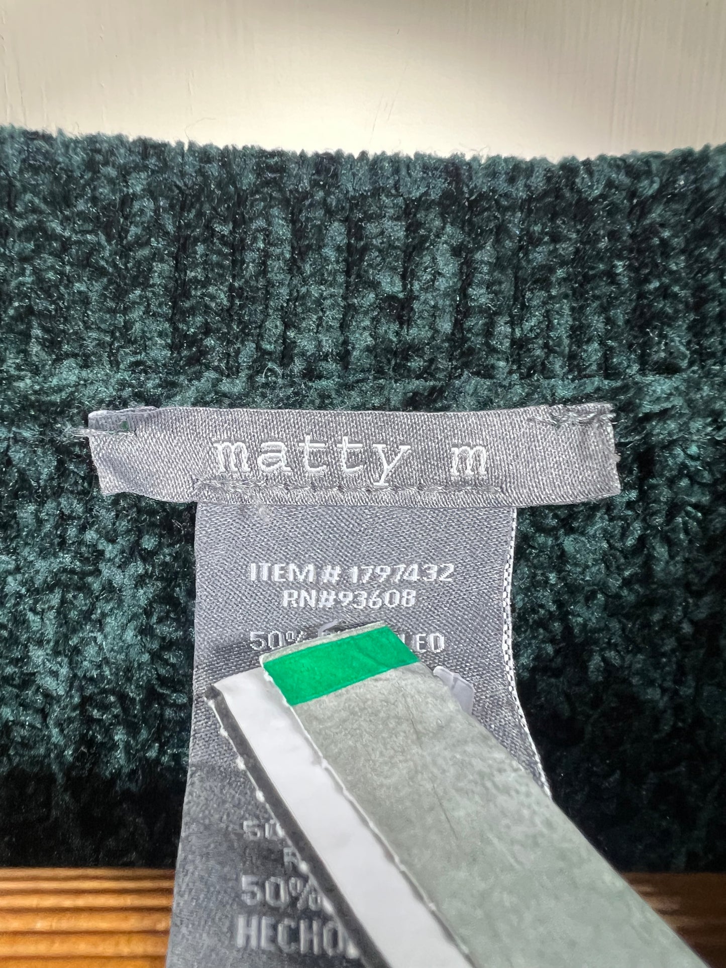 Matty M Velvet Sweater (Women) (X-Large)