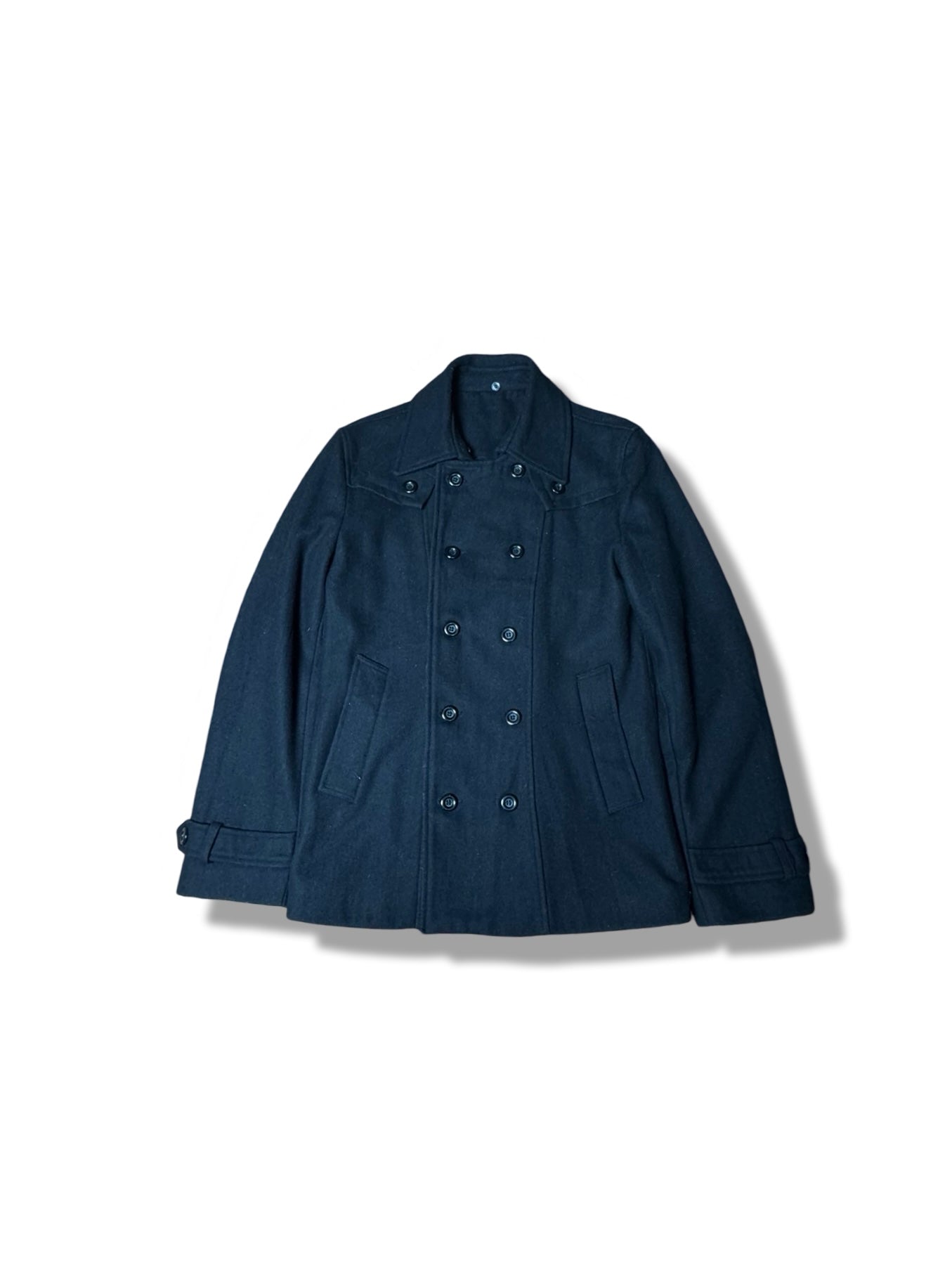 Suade Double Breasted Coat (Small)