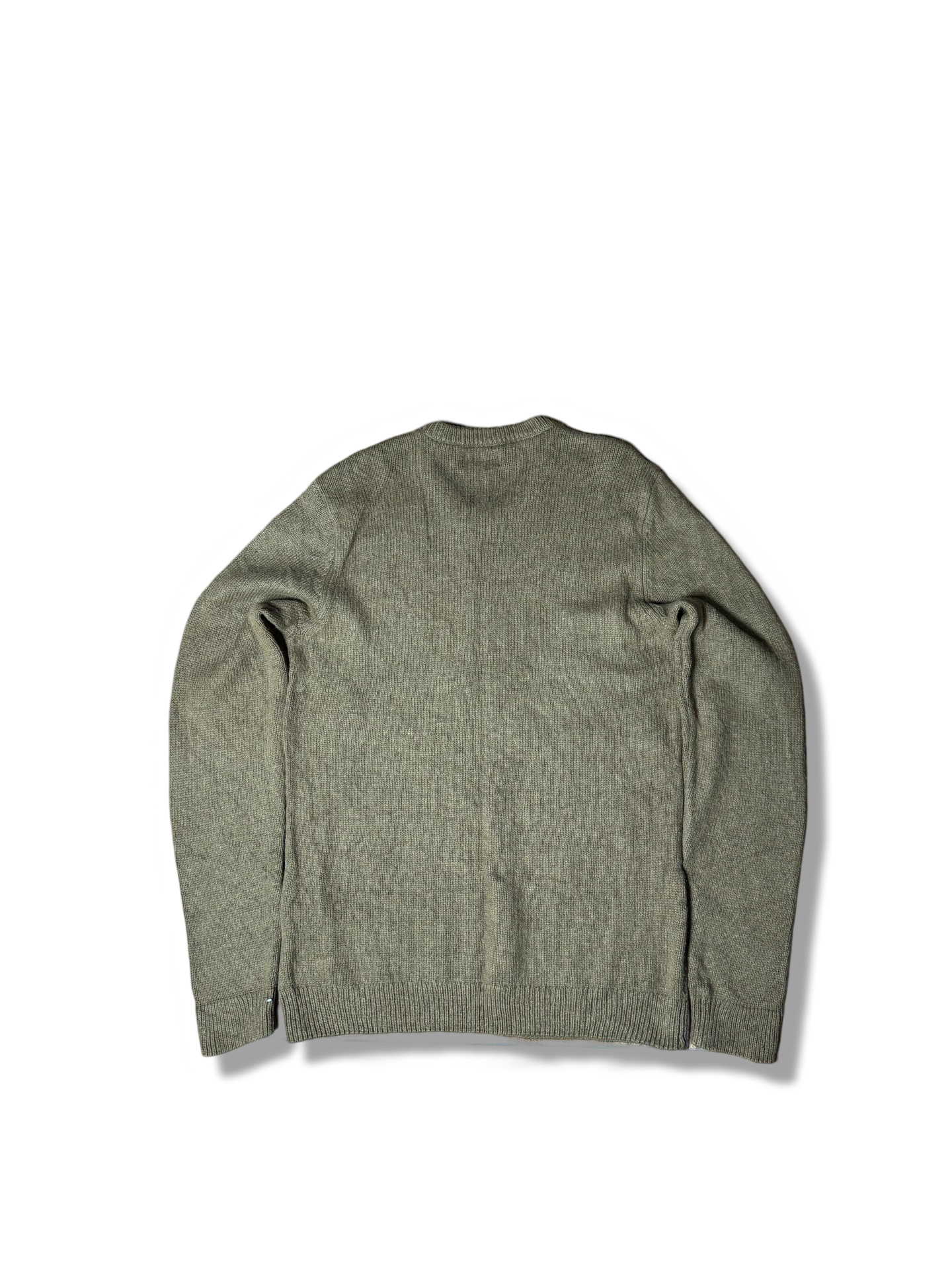 R Essential Cable Knit Wool Sweater (Small-Medium)