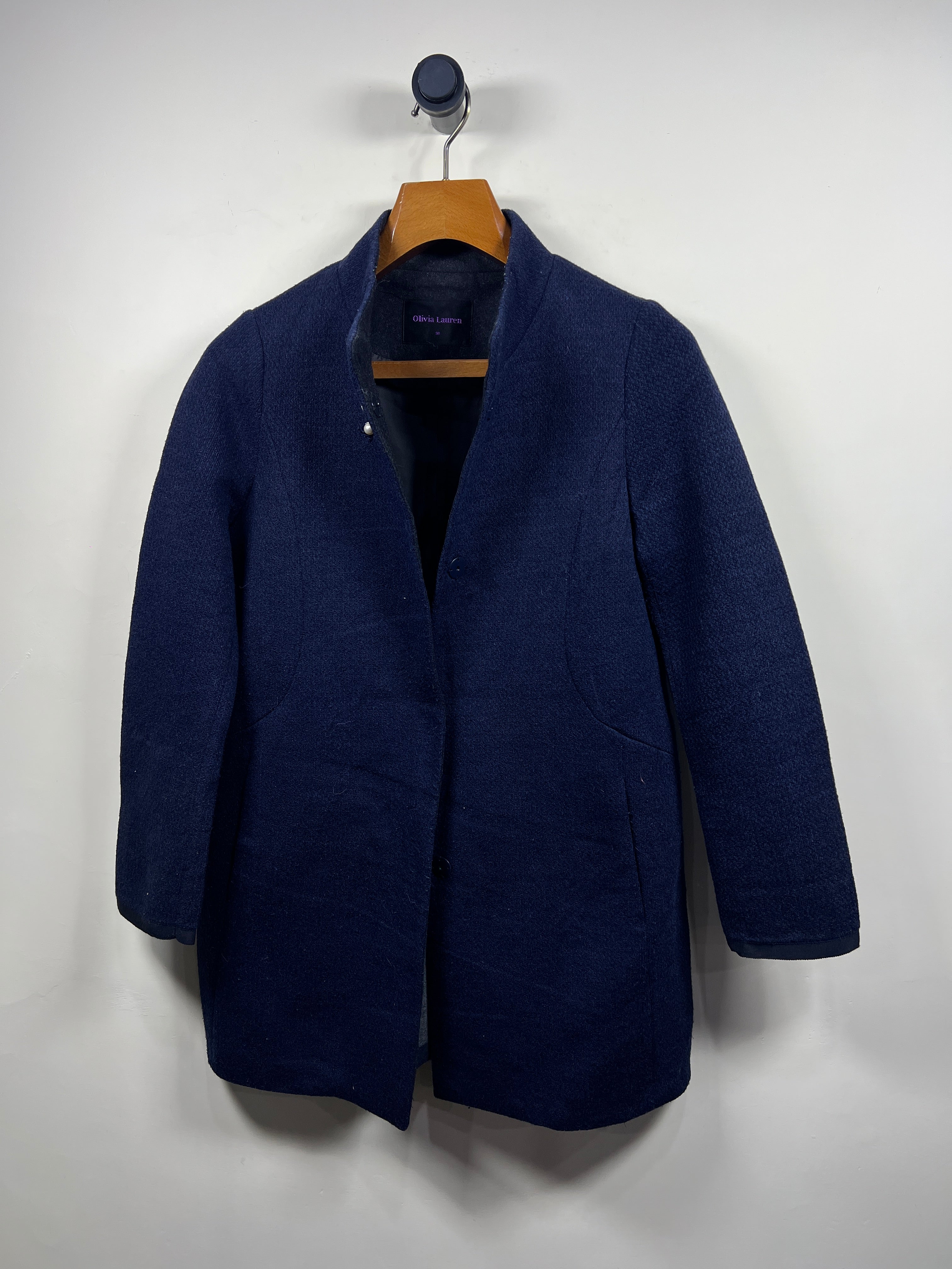 Olivia Lauren Wool Long Coat (Women) (X-Large)