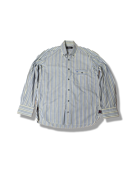 British Country Club Buttoned Down Casual Shirt (Medium)