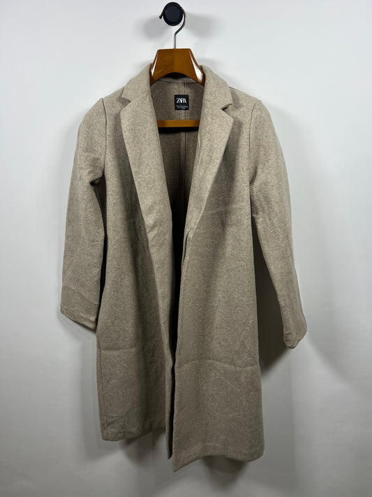 Zara Wool Long Coat (Women) (Medium-Large)