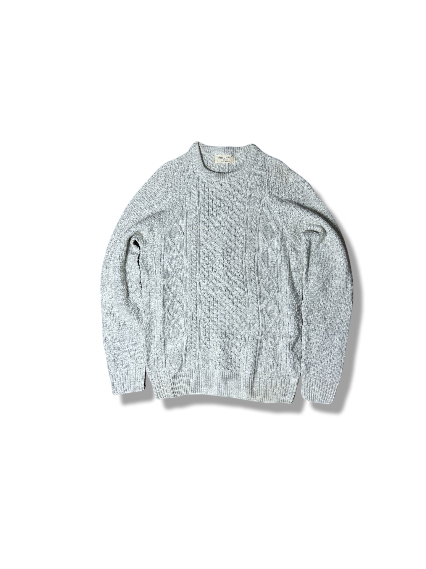 Primark Cable Knit Wool Sweater (Small-Medium)