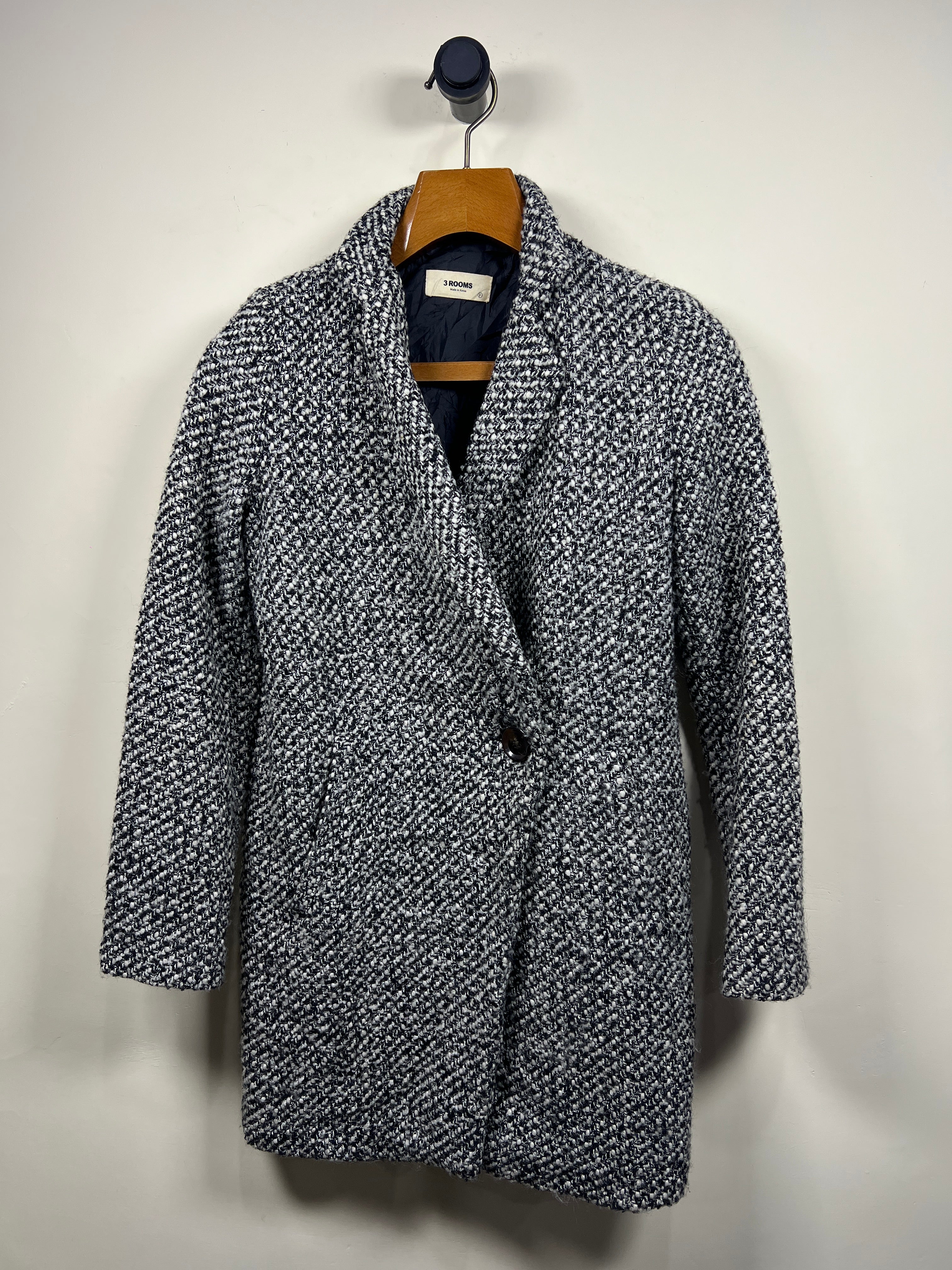 Rooms Wool Long Coat (Women) (Medium)