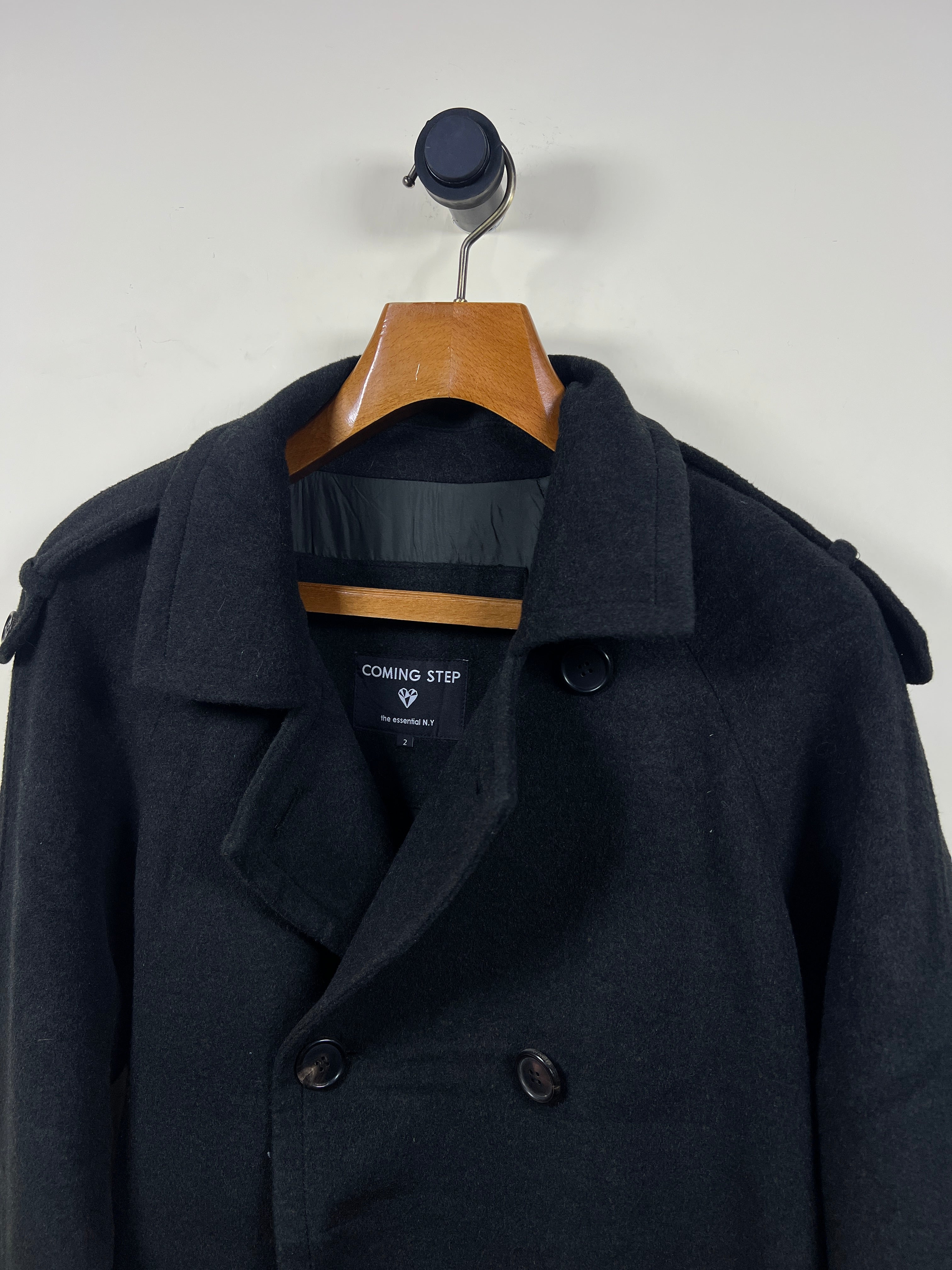 Coming Step Wool Long Coat (Women) (Medium-Large)