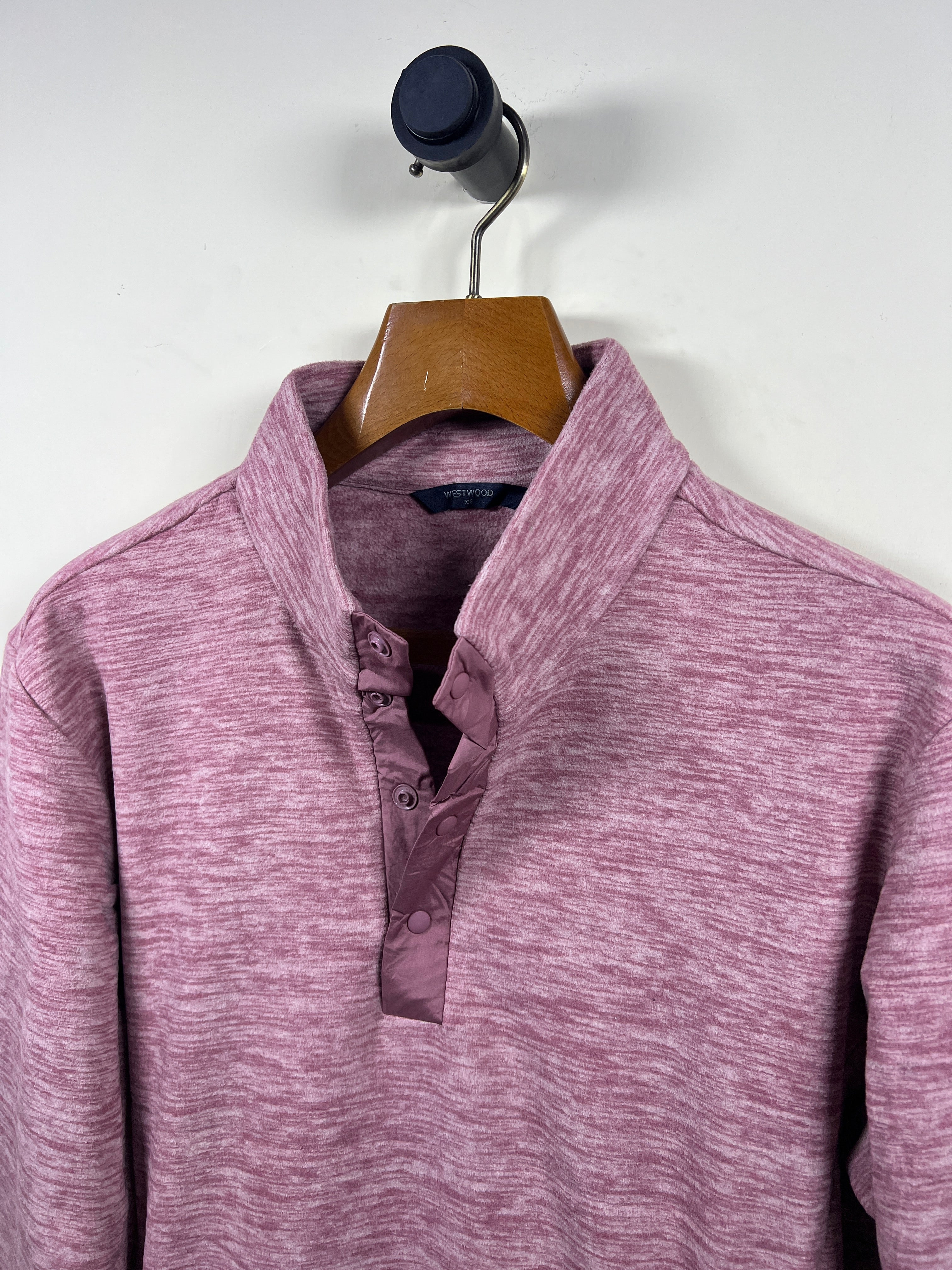 Westwood Quarter Buttoned Fleece Jacket (Large)