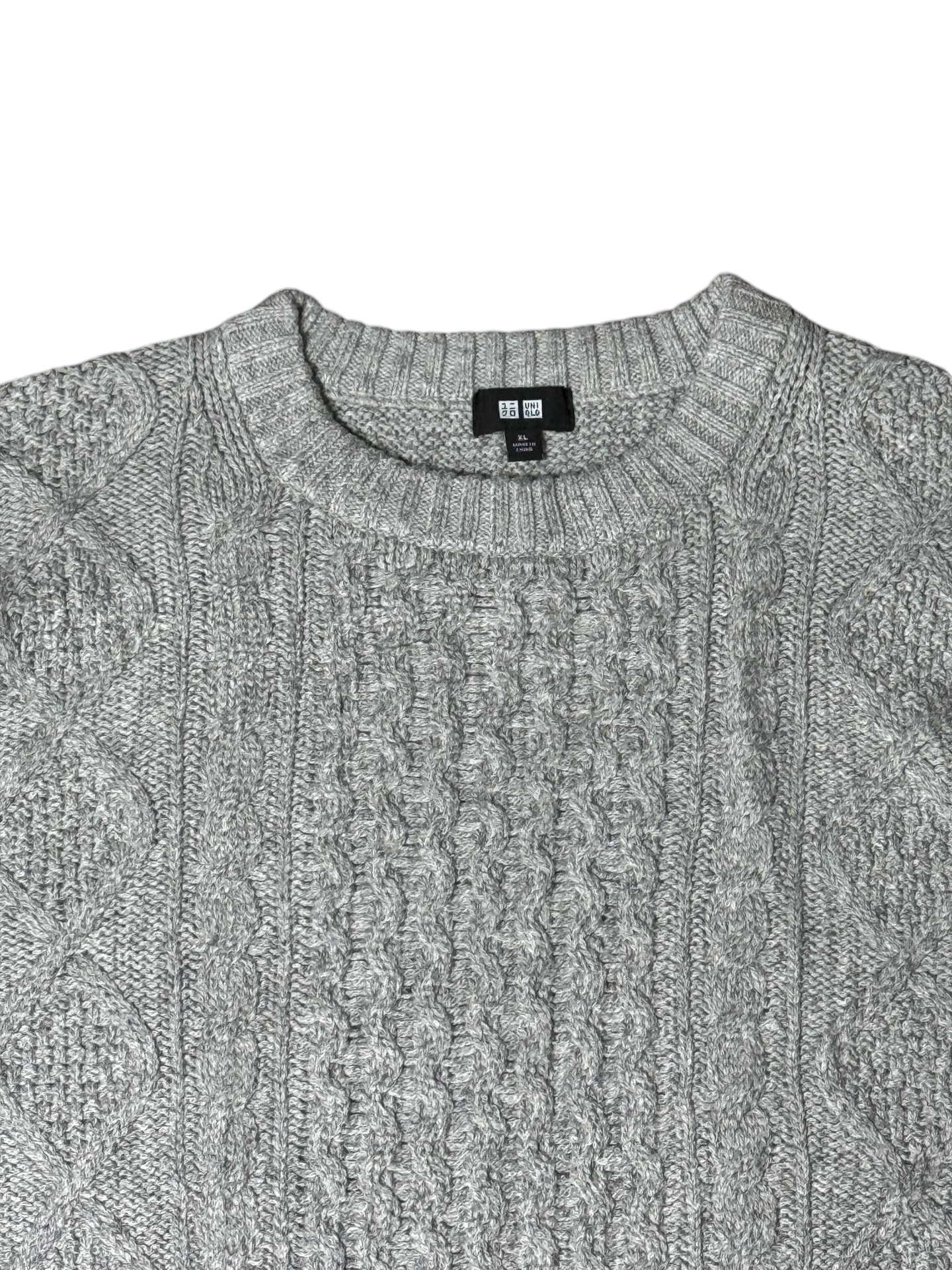 Uniqlo Cable Knit Wool Sweater (Large)