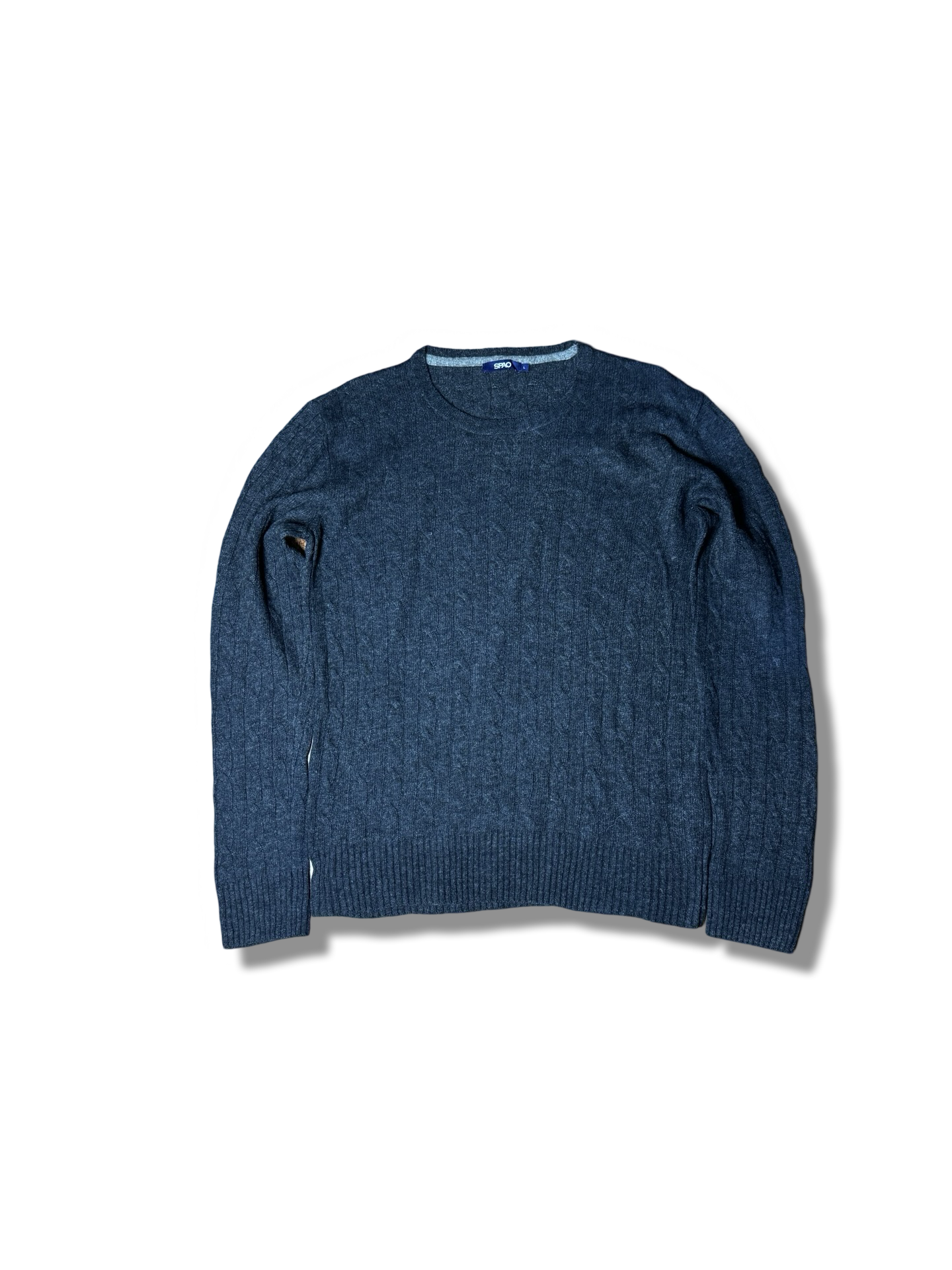 Spao Cable Knit Wool Sweater (Medium-Large)