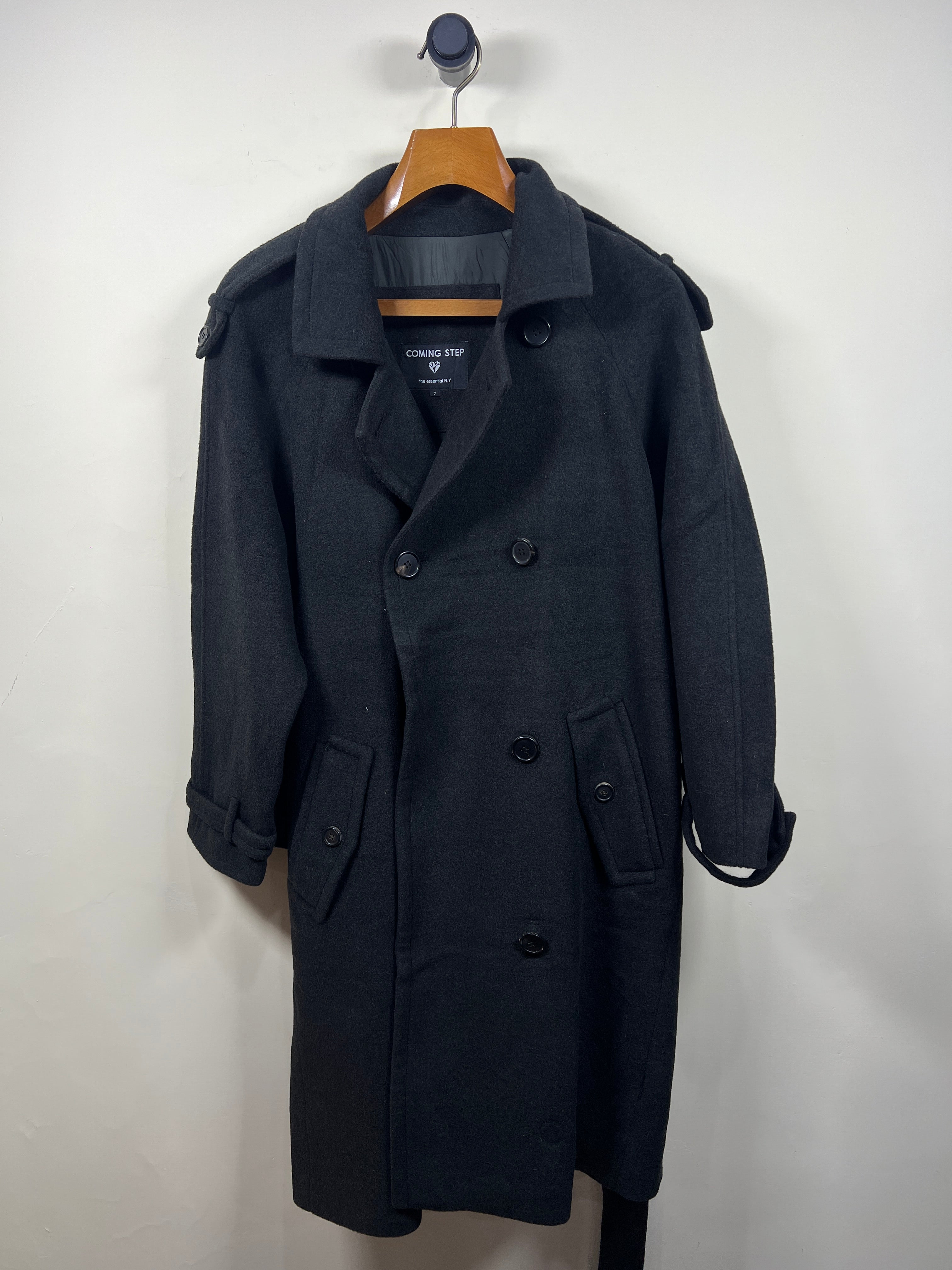 Coming Step Wool Long Coat (Women) (Medium-Large)