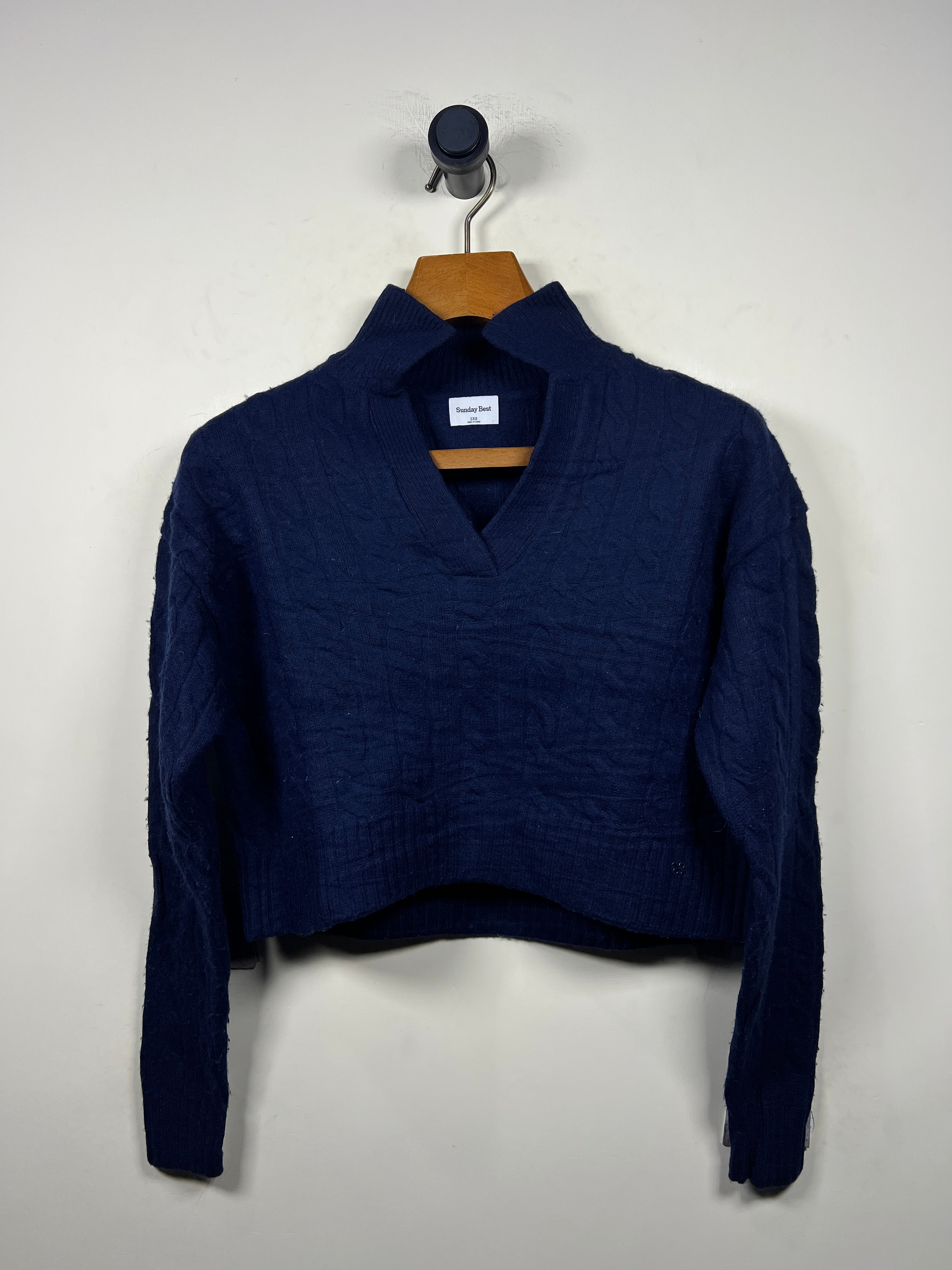 Sunday Best Lambswool Crop Sweater (Women) (Medium-Large)