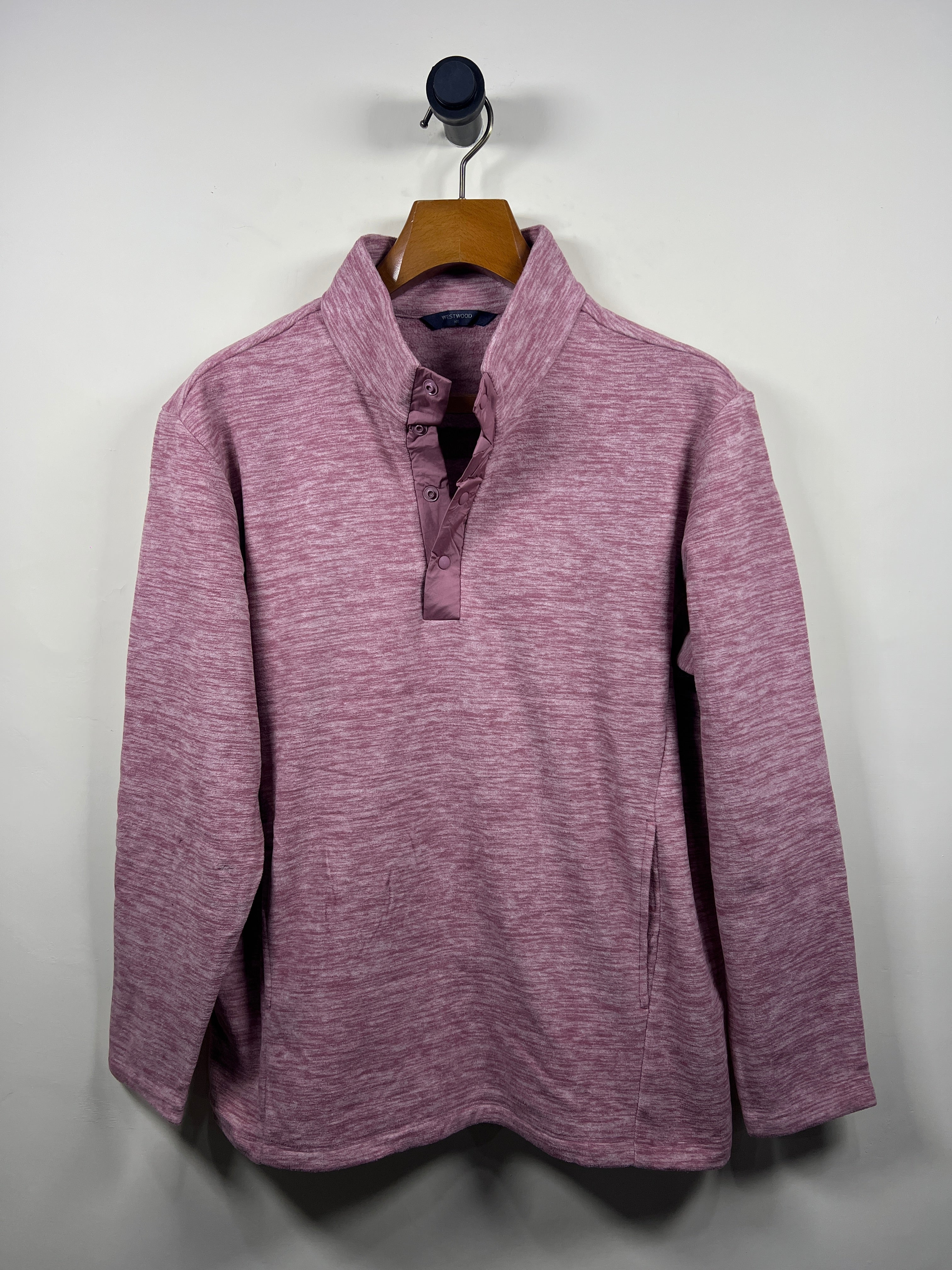 Westwood Quarter Buttoned Fleece Jacket (Large)