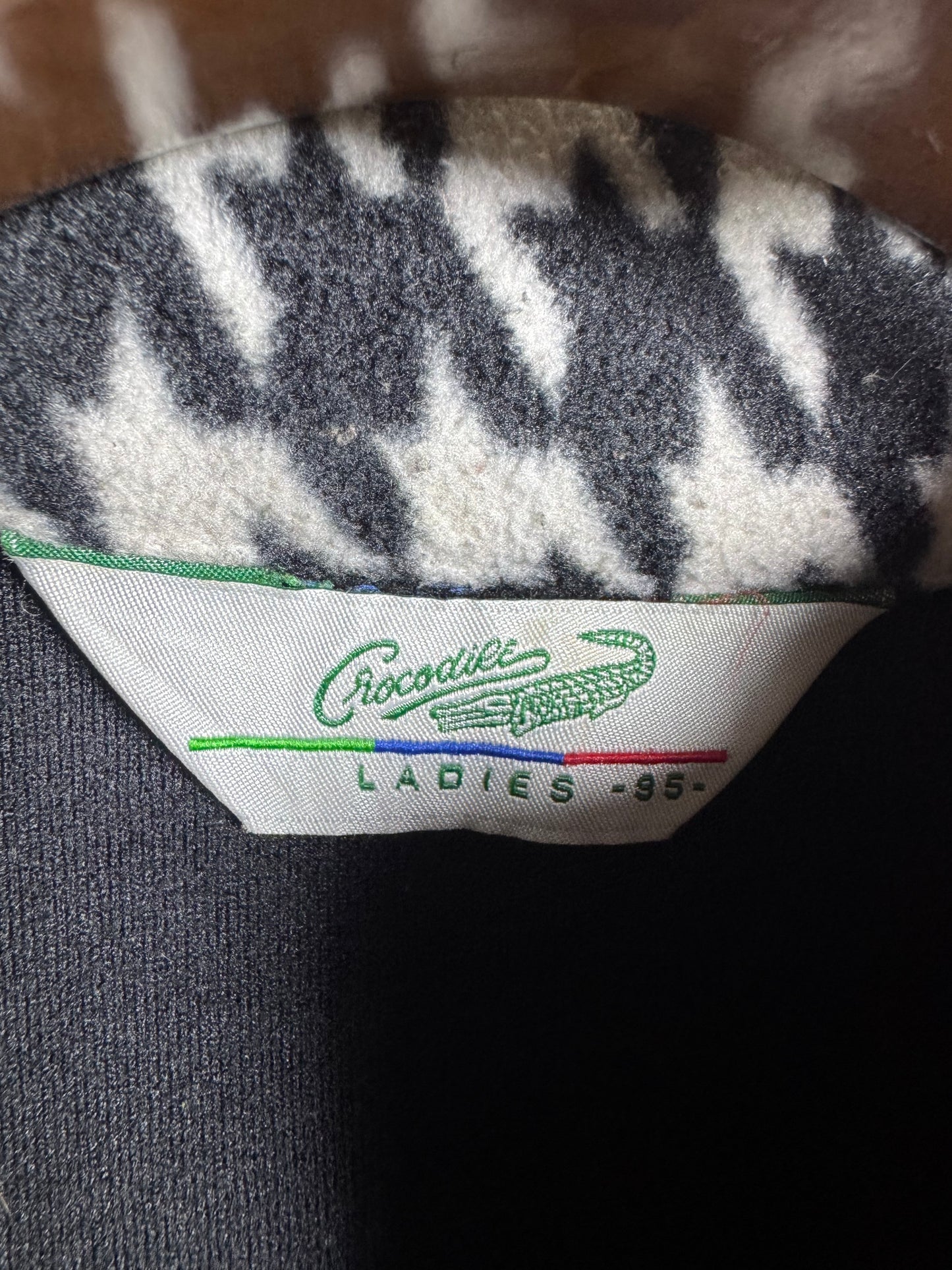 Crocodile Fleece Quarter Zipper (Women) (Small)