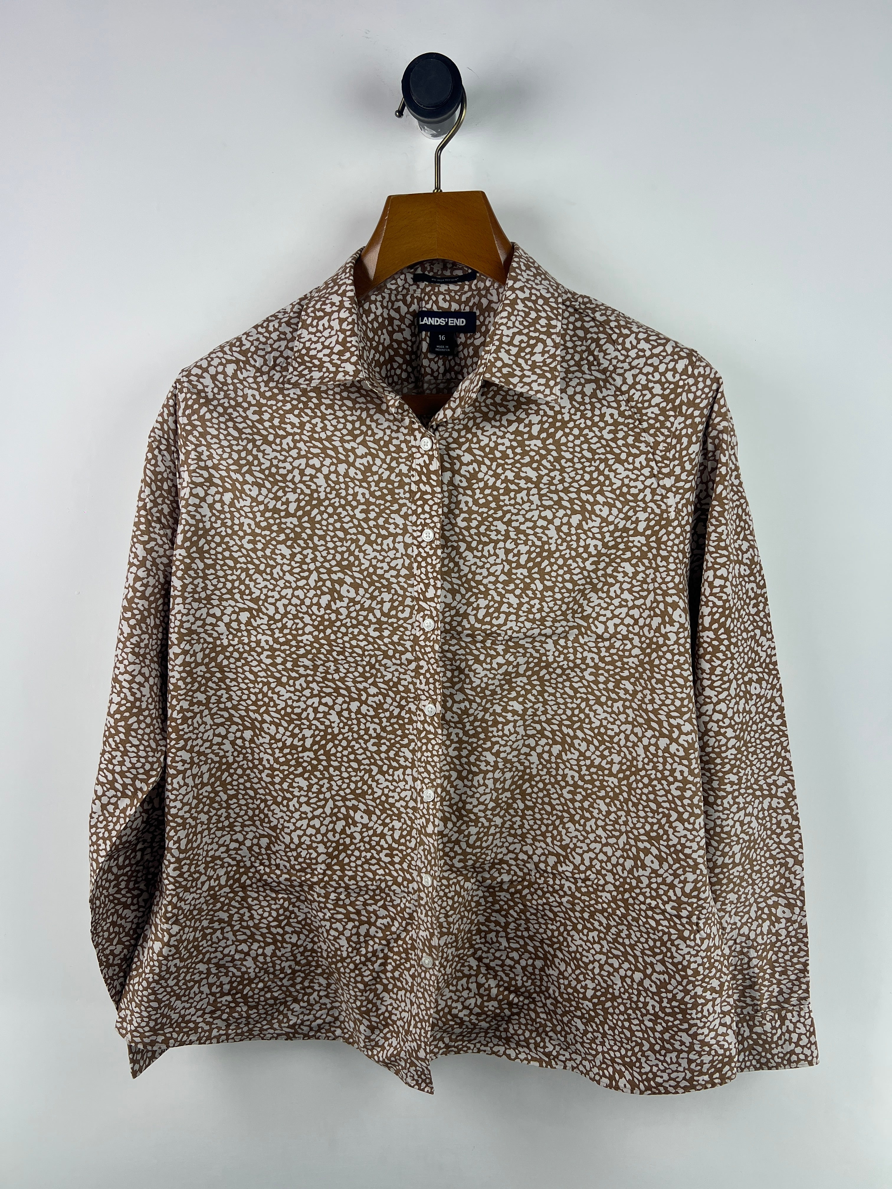 Lands End Blouse (Women) (Large/X-Large)