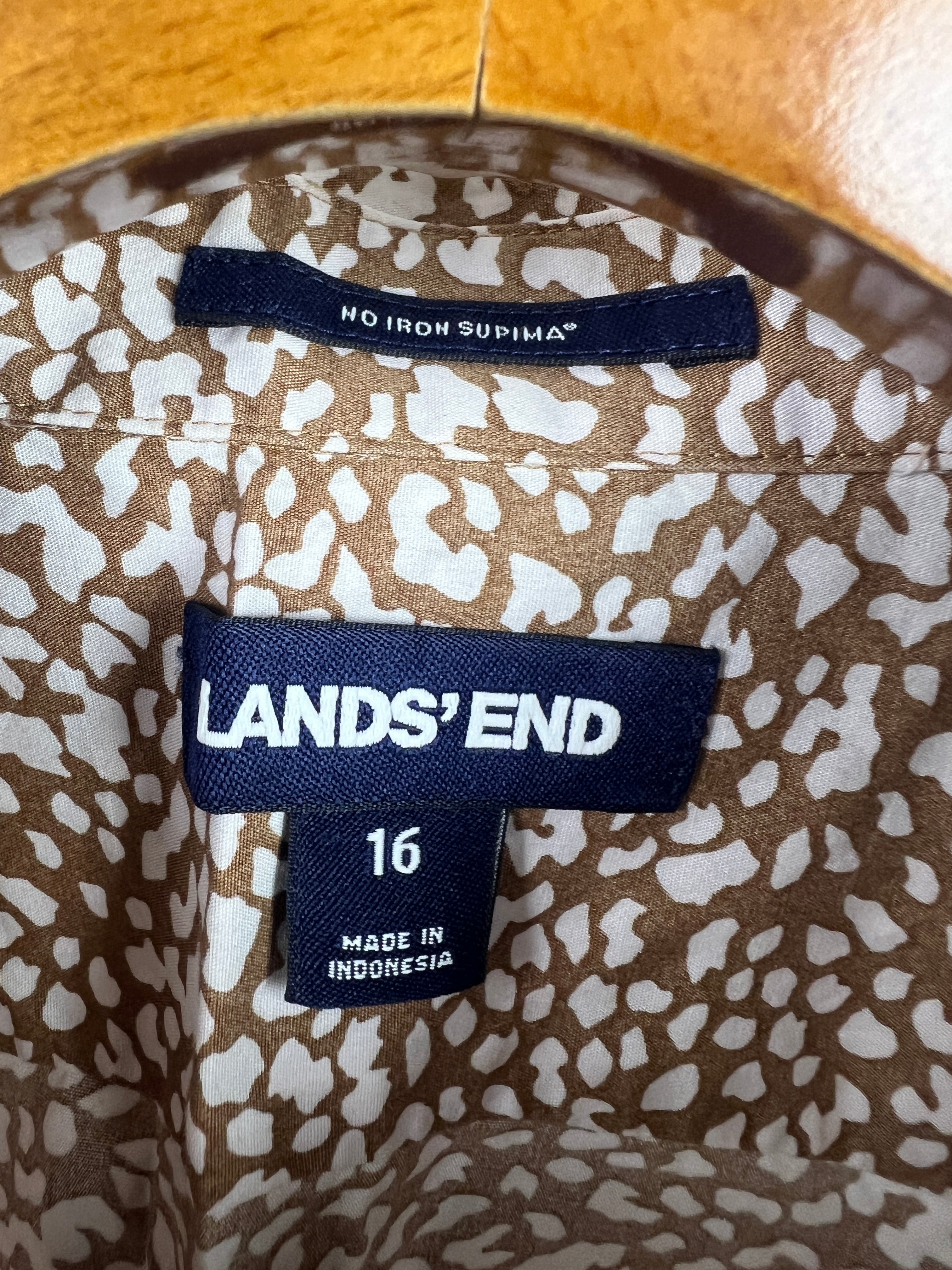 Lands End Blouse (Women) (Large/X-Large)