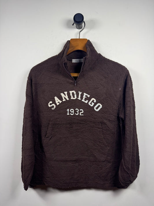 Teddy Quarter Zipper (Women) (Medium-Large)