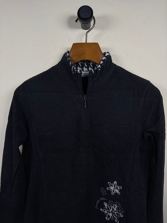 Crocodile Fleece Quarter Zipper (Women) (Small)