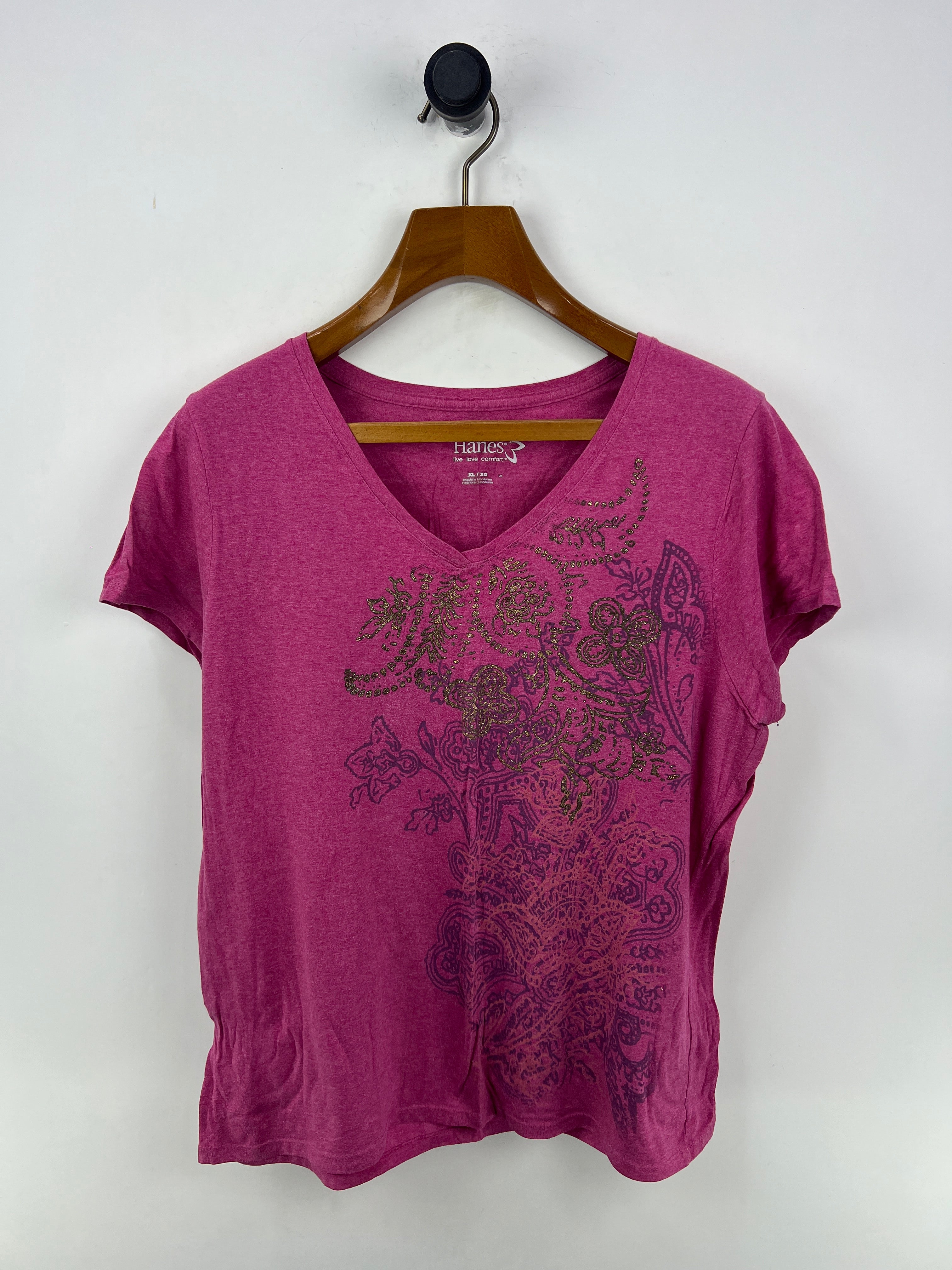 Hanes T-Shirt (Women) (X-Large)