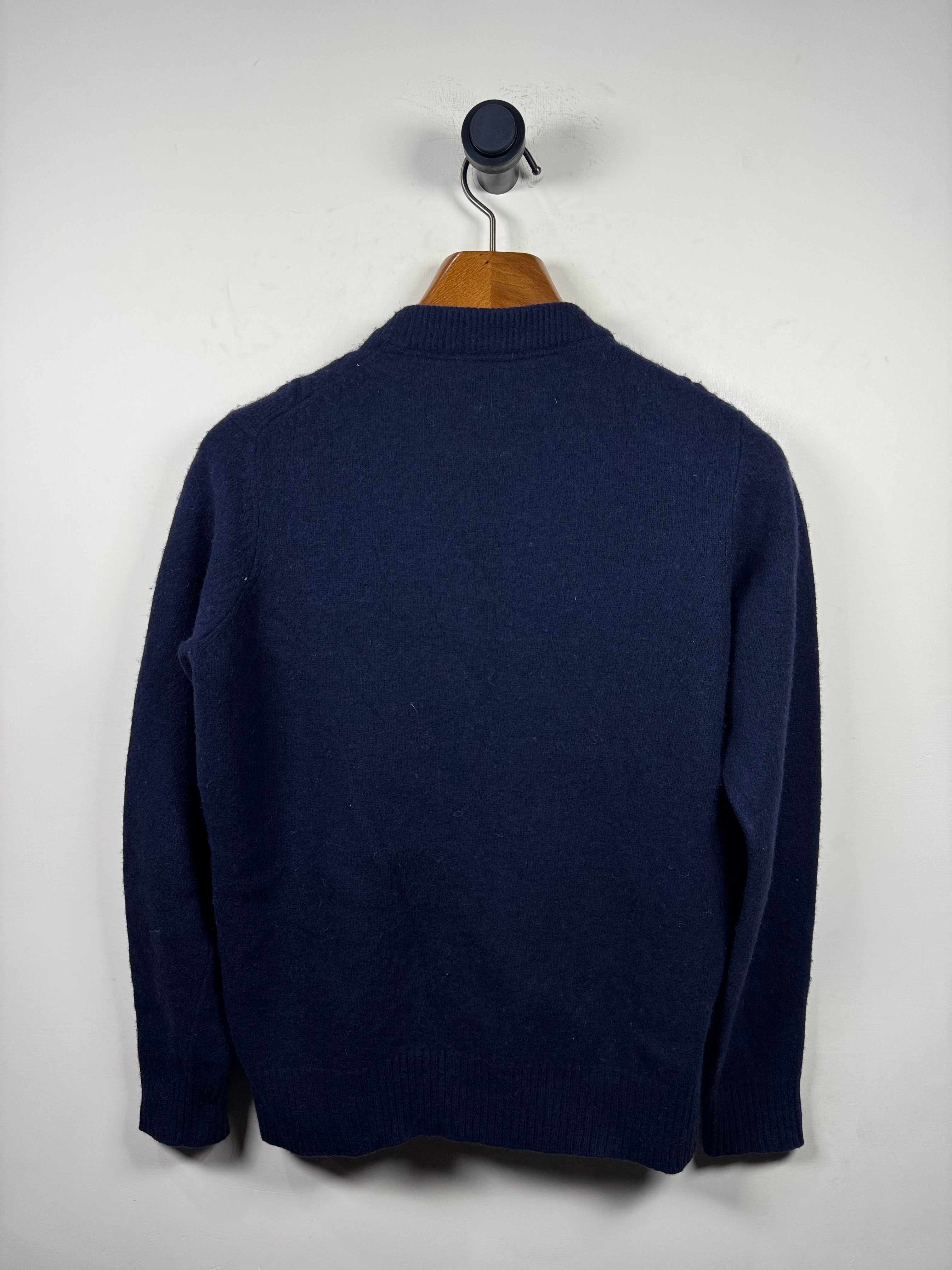 Ben Sherman Cable Knitted Lambswool Sweater (Small-Medium)