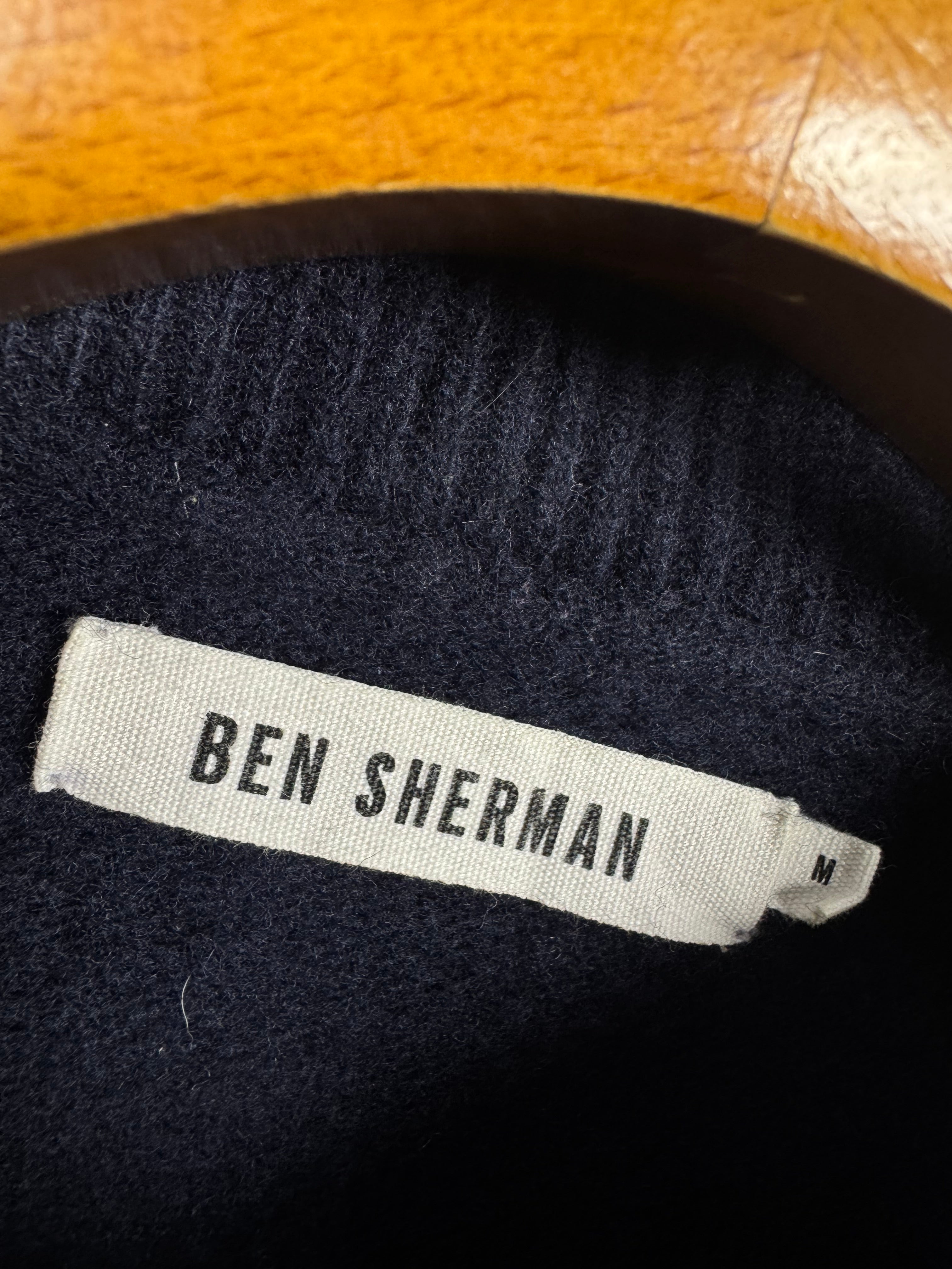 Ben Sherman Cable Knitted Lambswool Sweater (Small-Medium)