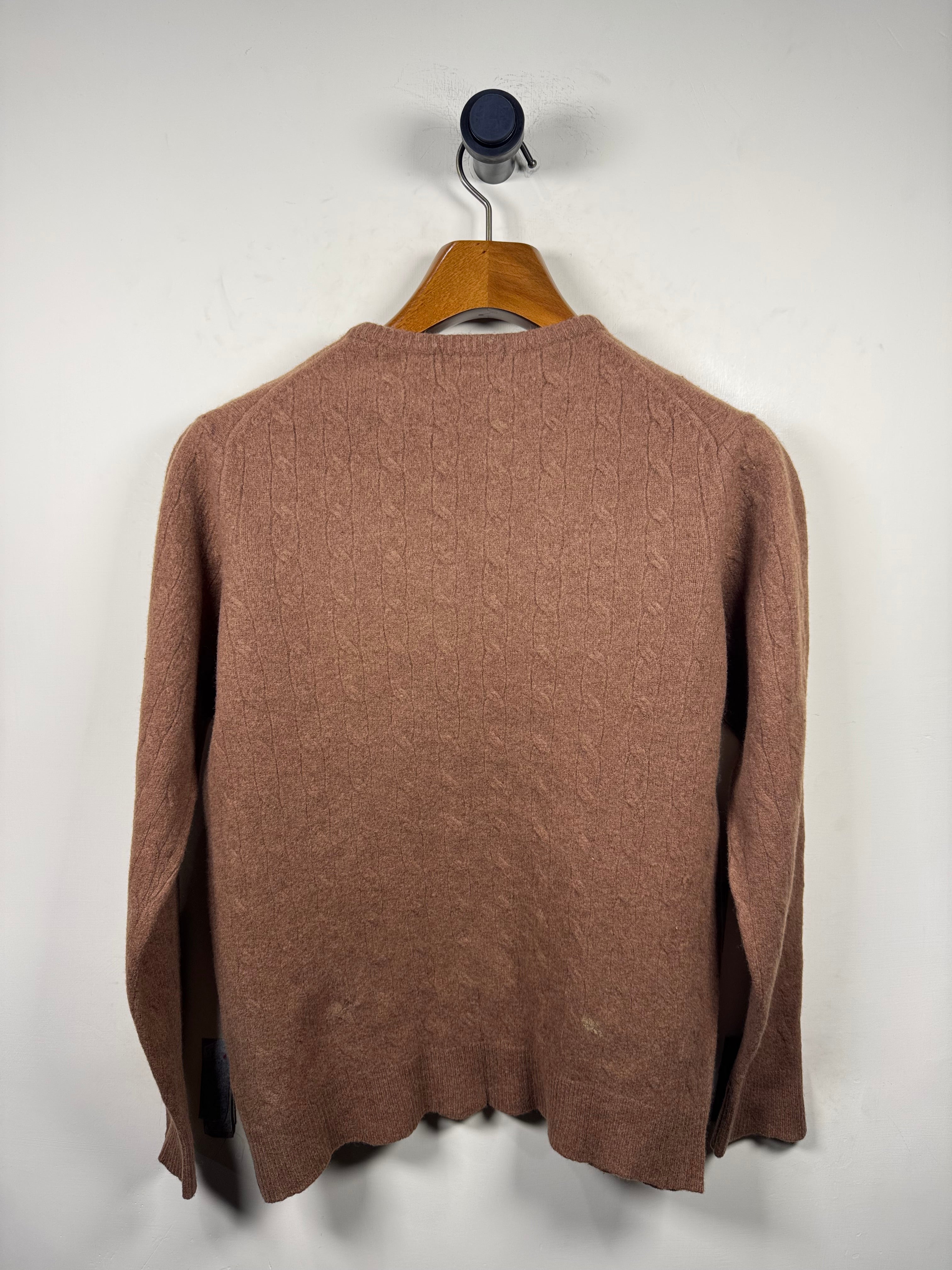 Marks & Spencer Merino Yak Cable Knitted Sweater (Small-Medium)