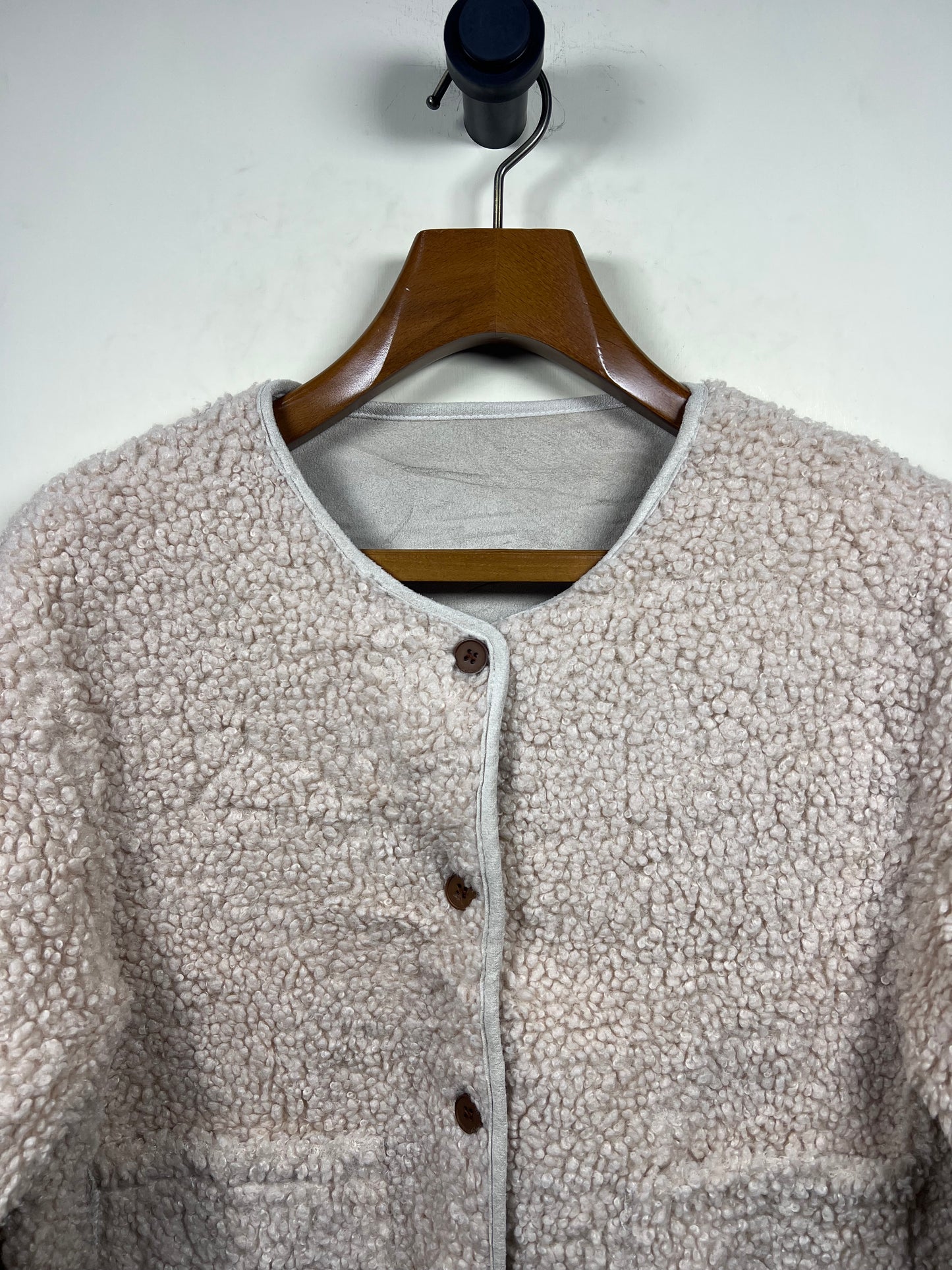 Teddy Buttoned Jacket (Women) (Medium)