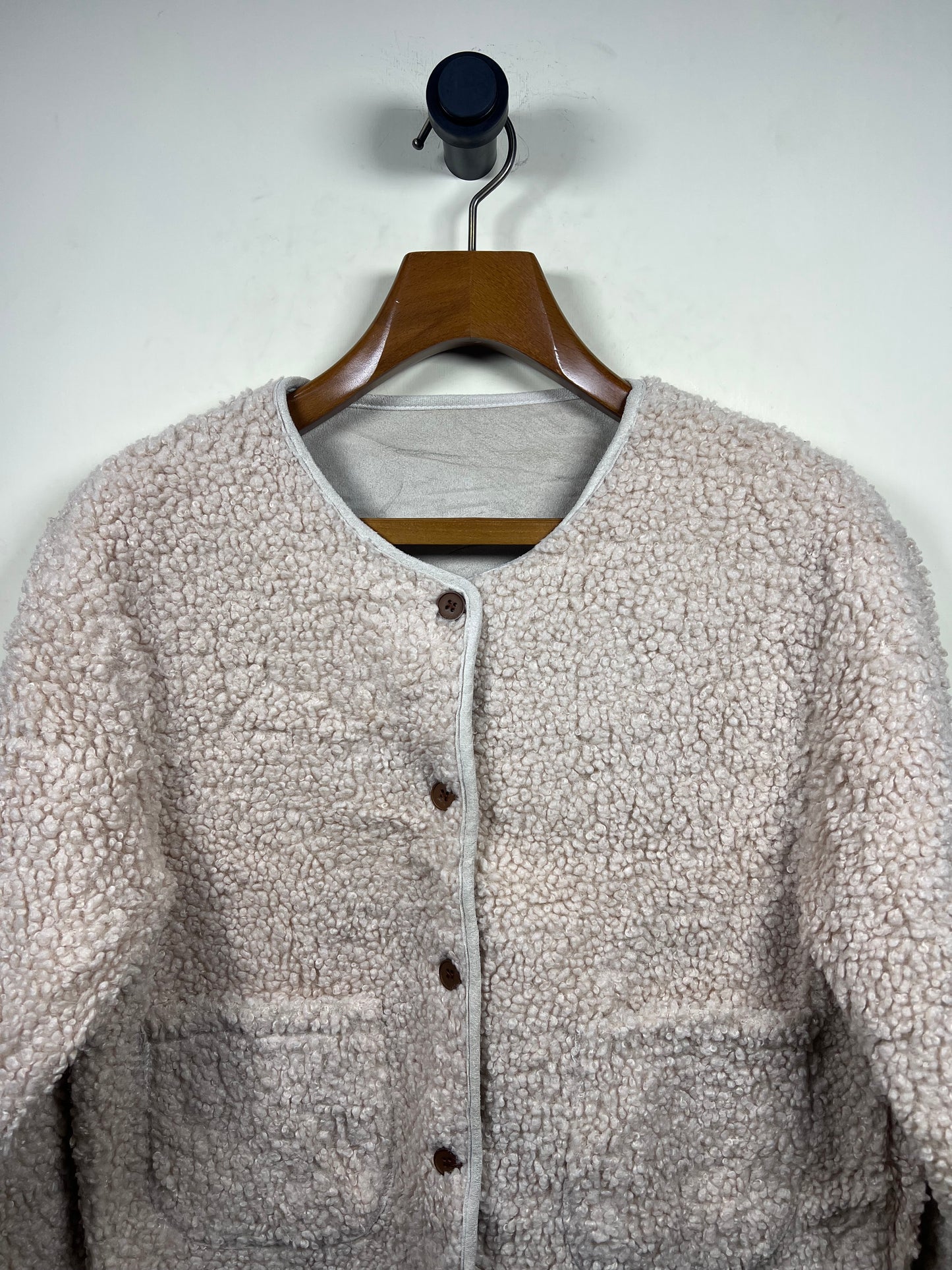 Teddy Buttoned Jacket (Women) (Medium)