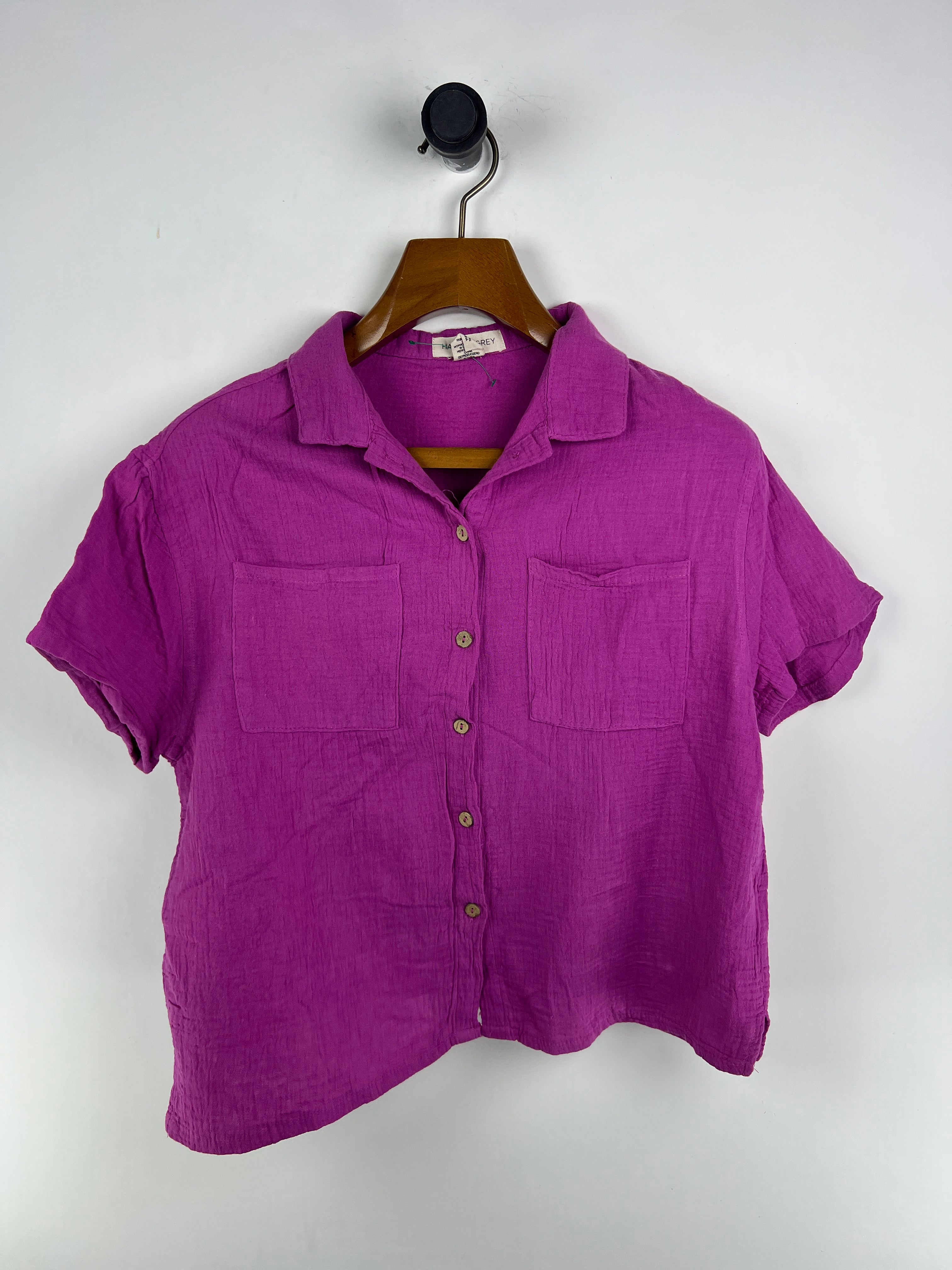 Happily Grey Blouse (Women) (Medium-Large)