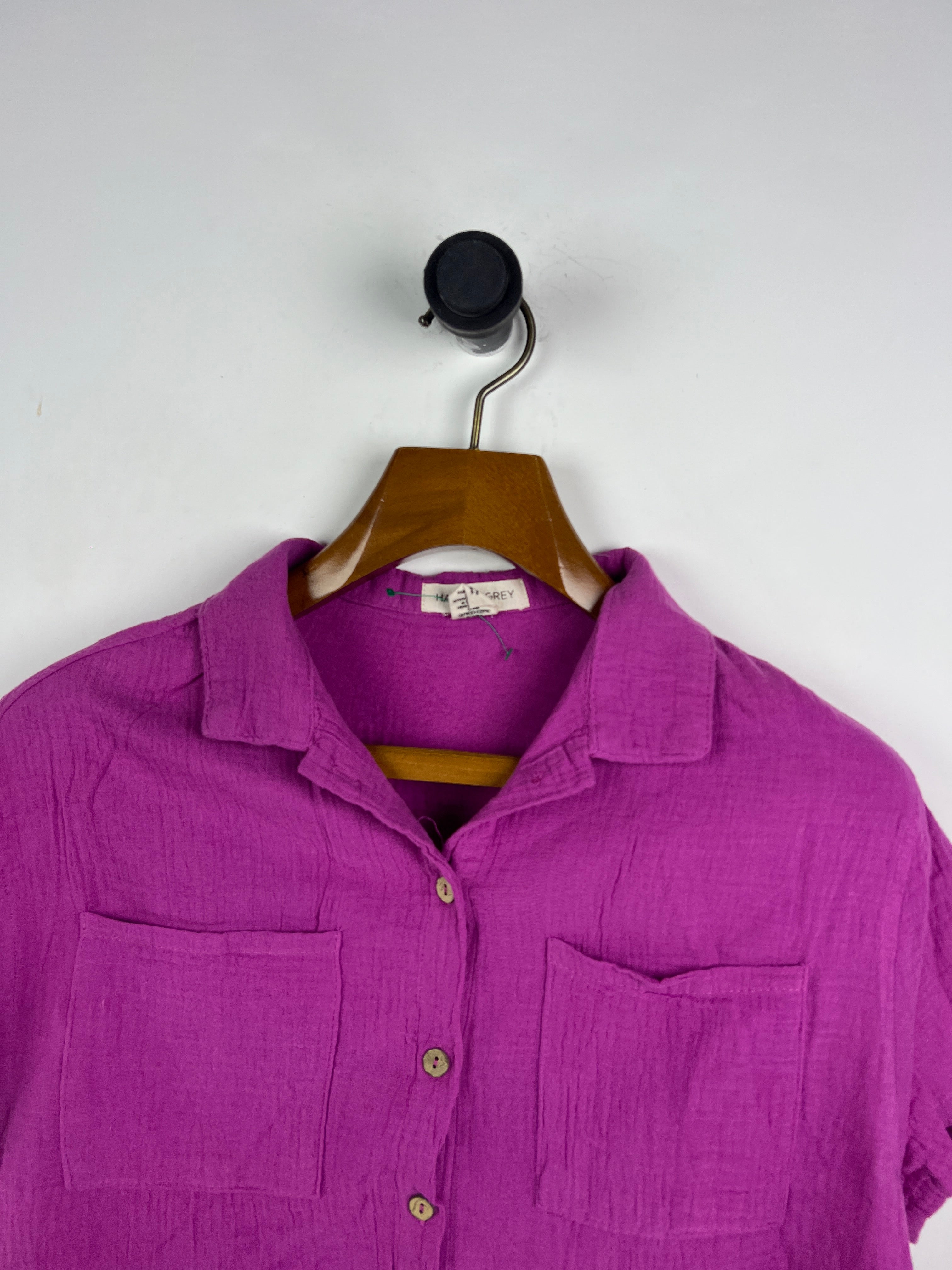 Happily Grey Blouse (Women) (Medium-Large)