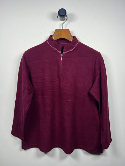 Fleece Quarter Zipper (Women) (Large/X-Large)