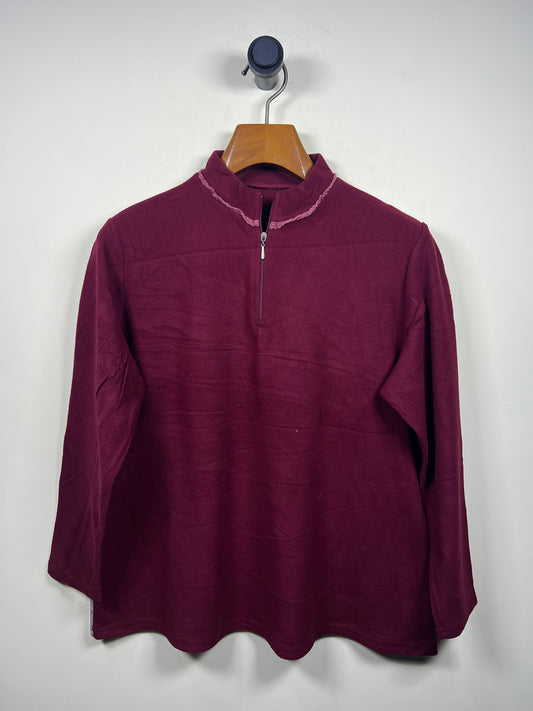 Fleece Quarter Zipper (Women) (Large/X-Large)