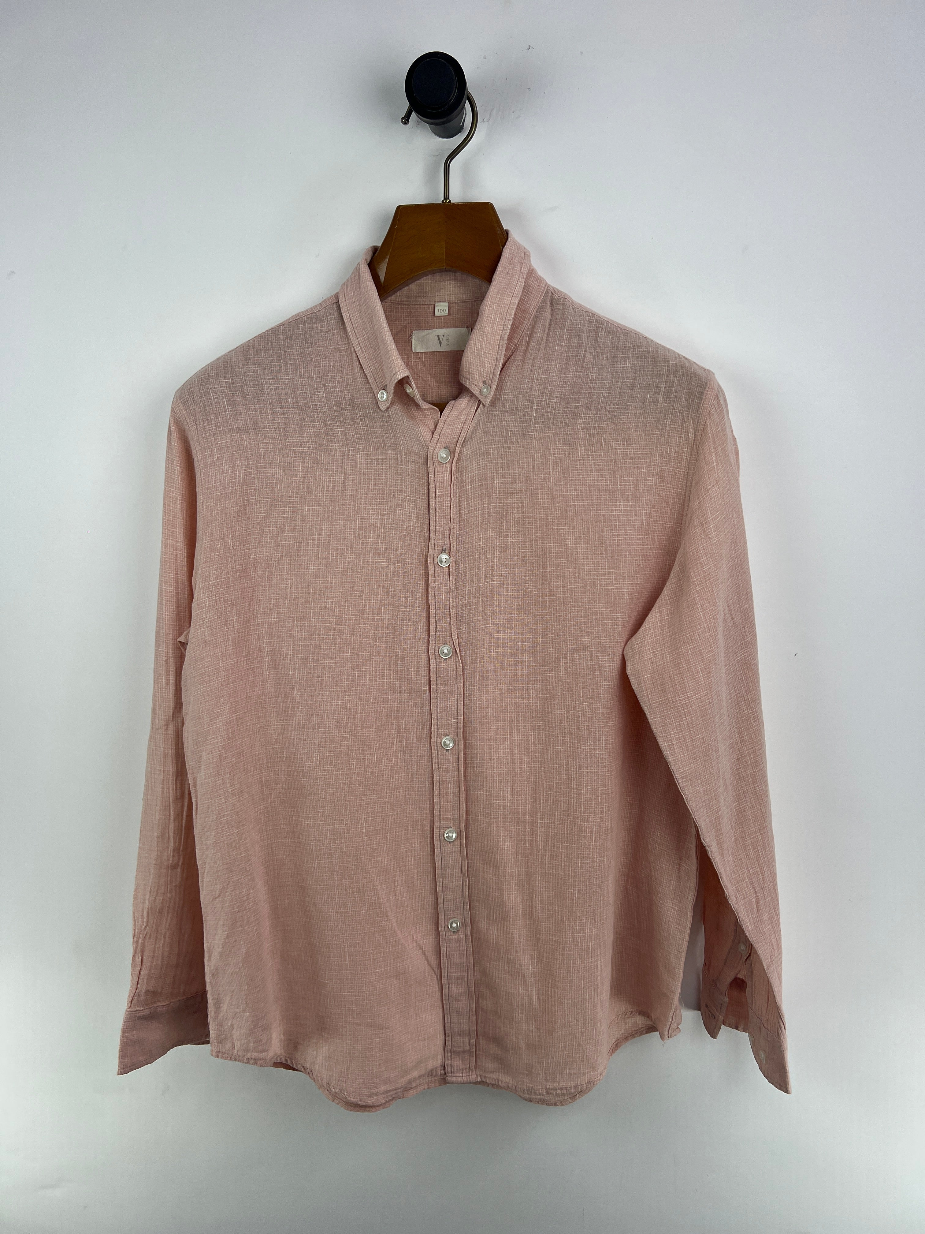 V Cut Linen Shirt (Medium)