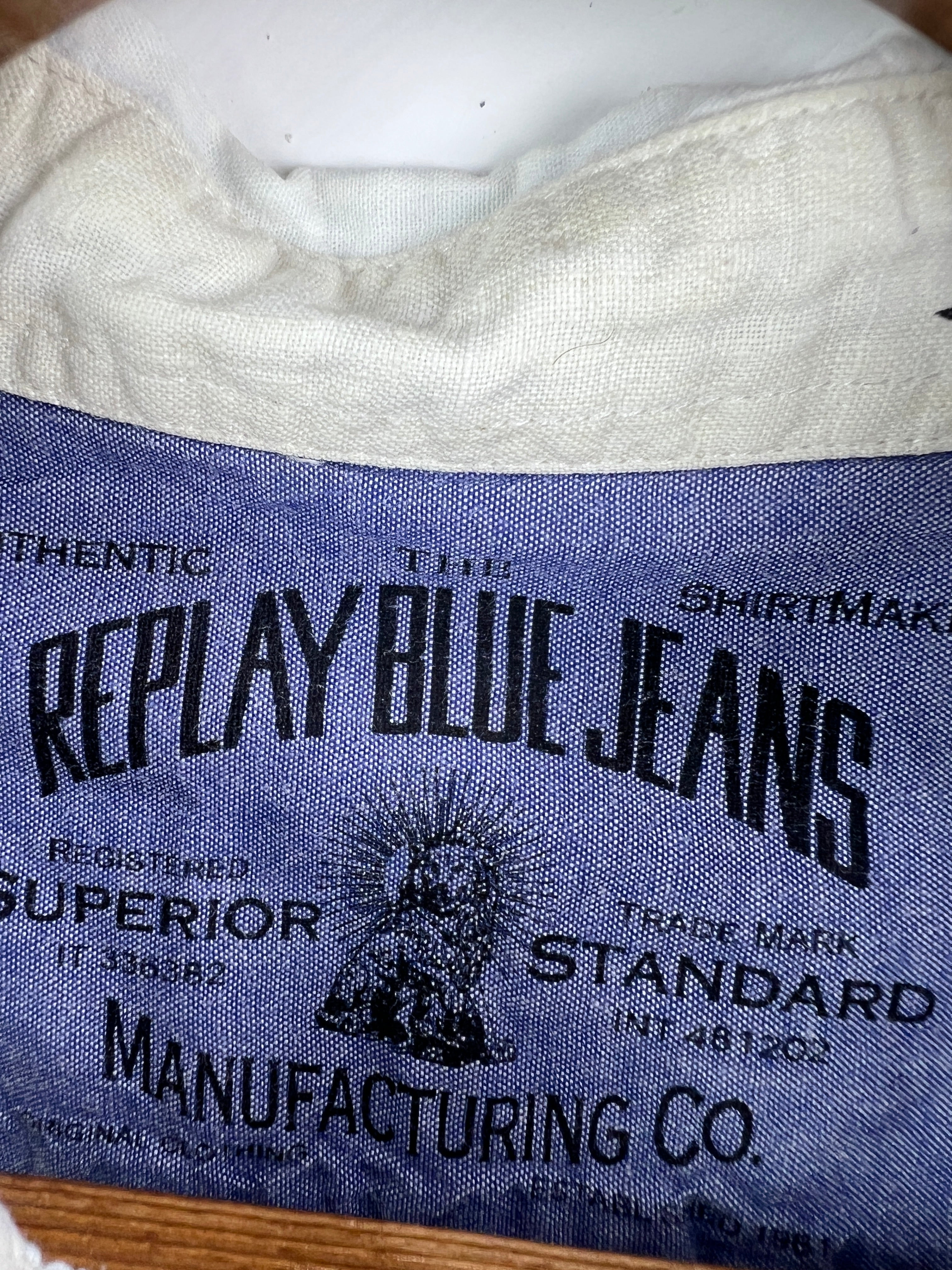 Royal Blue Linen Shirt (Large)