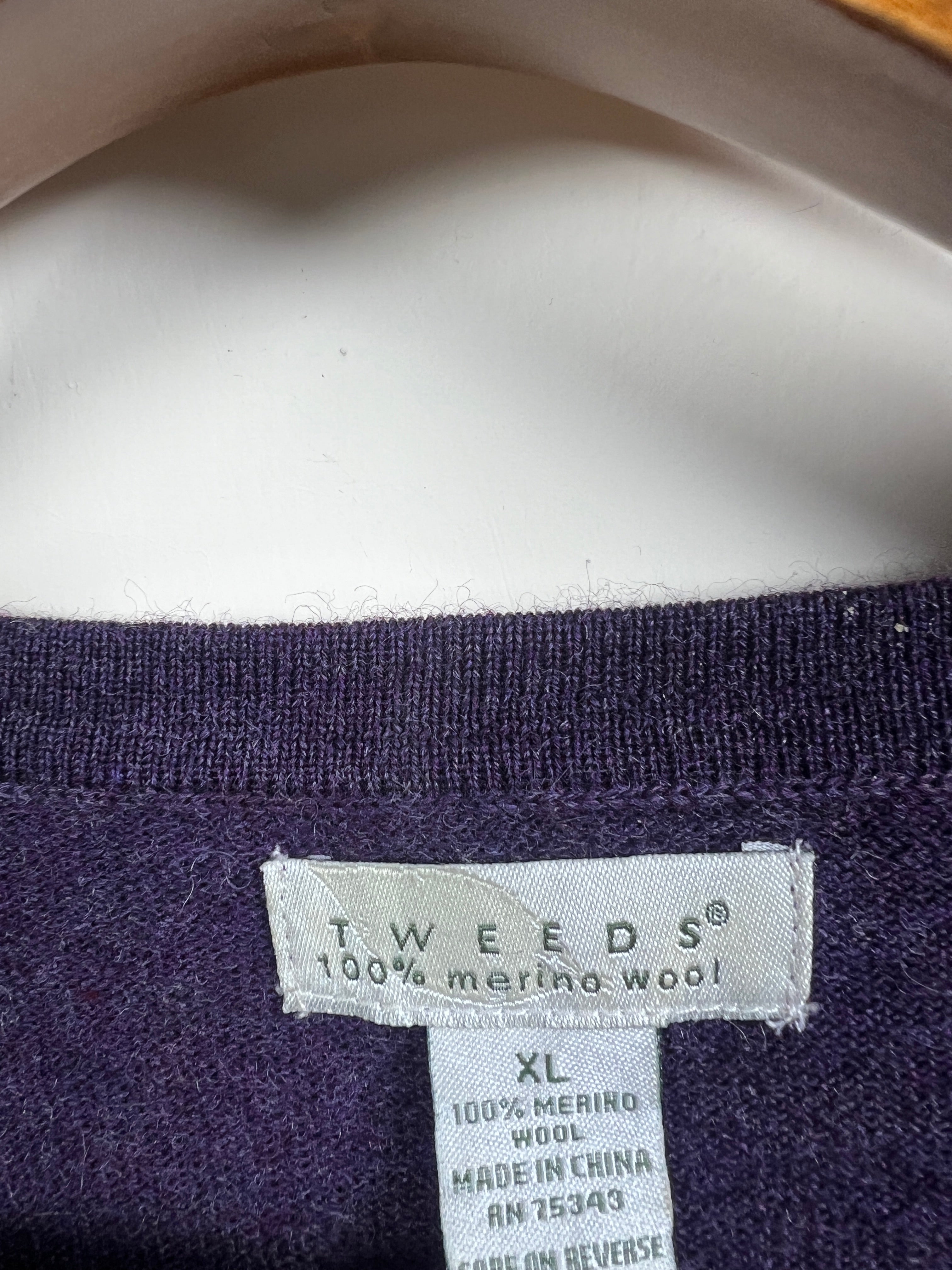 Tweed Merino Sweater (Women) (Medium-Large)