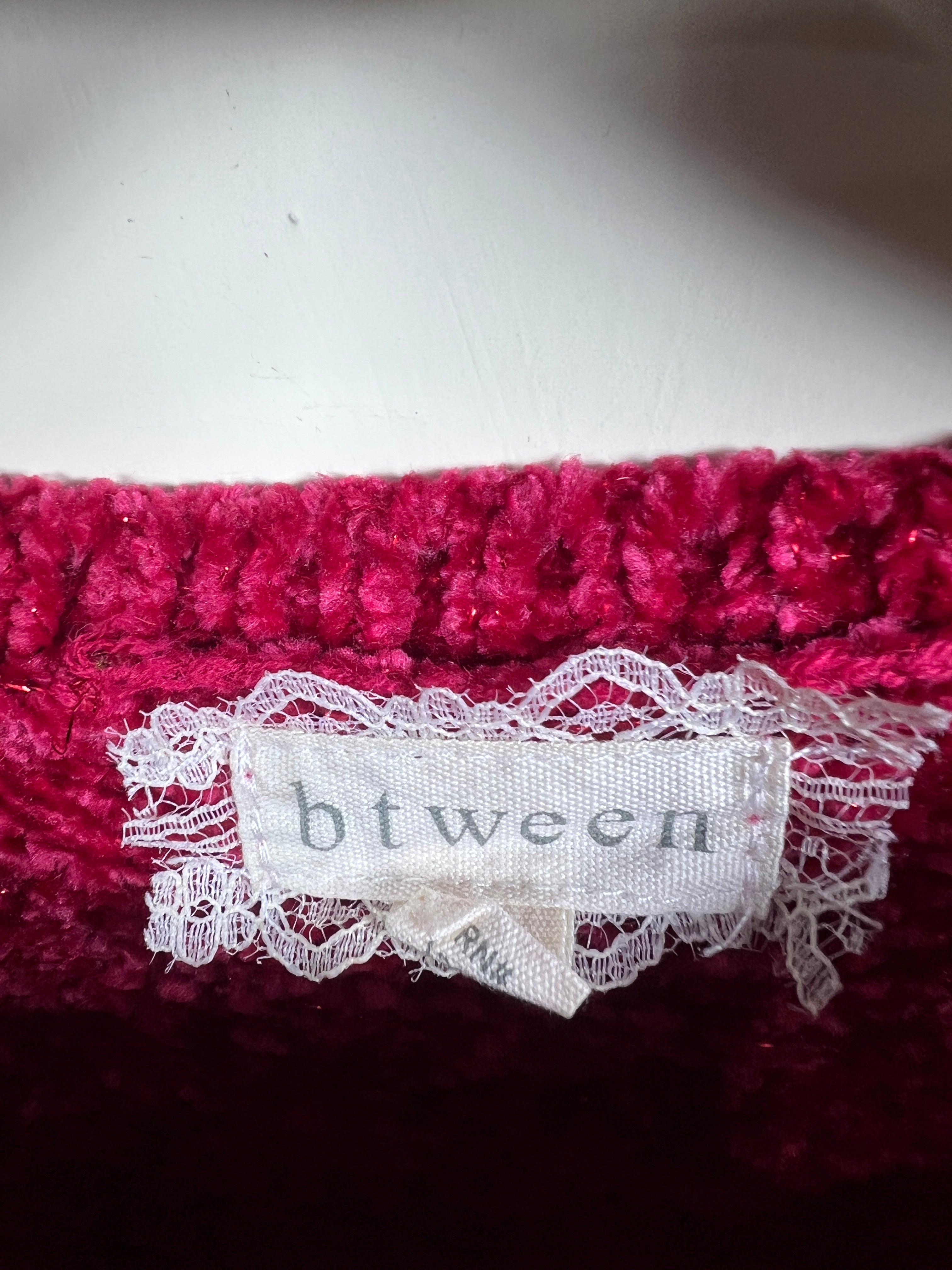 Between Velvet Sweater (Women) (X-Small)