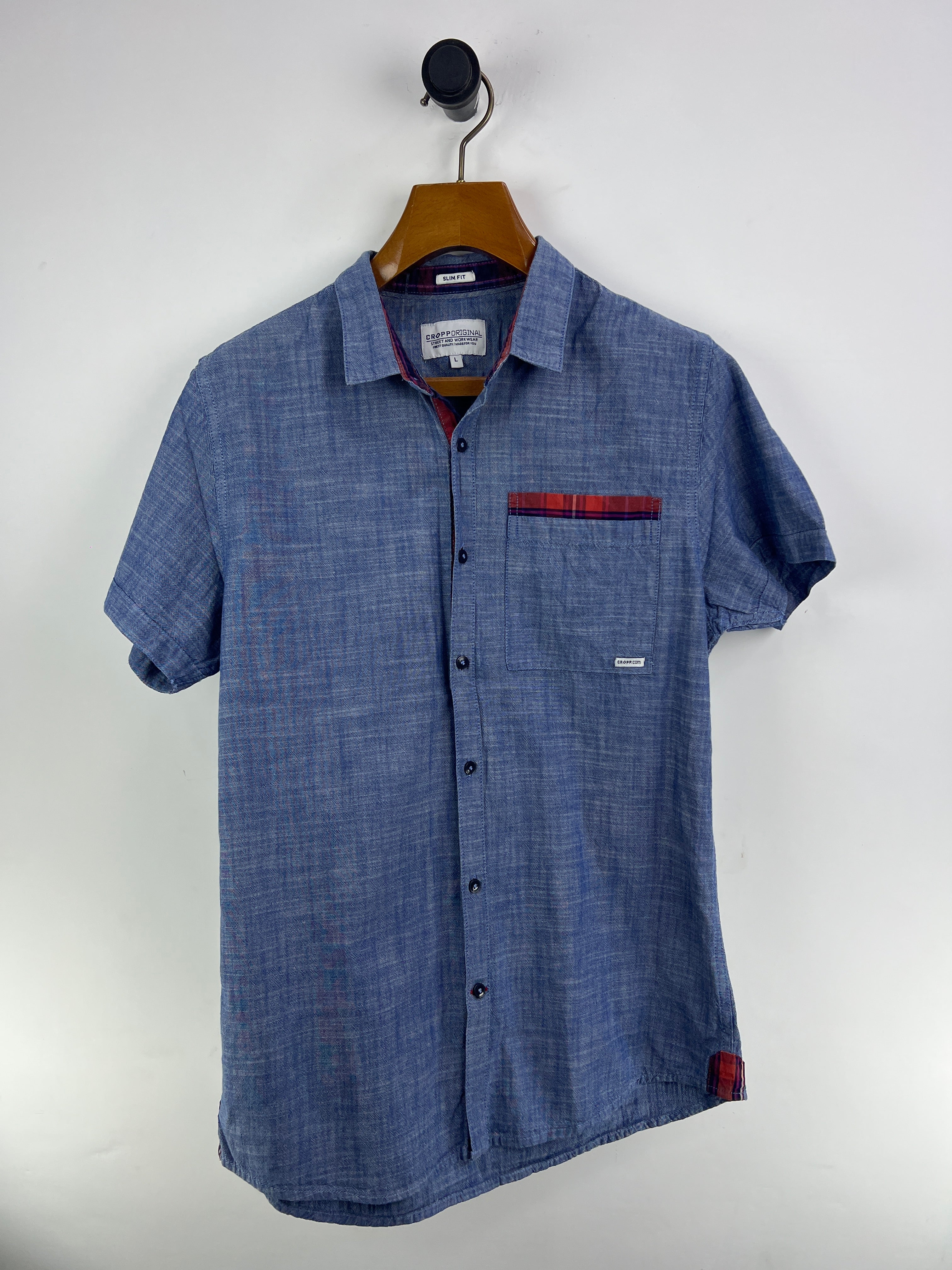 Crop Linen Shirt (Medium)