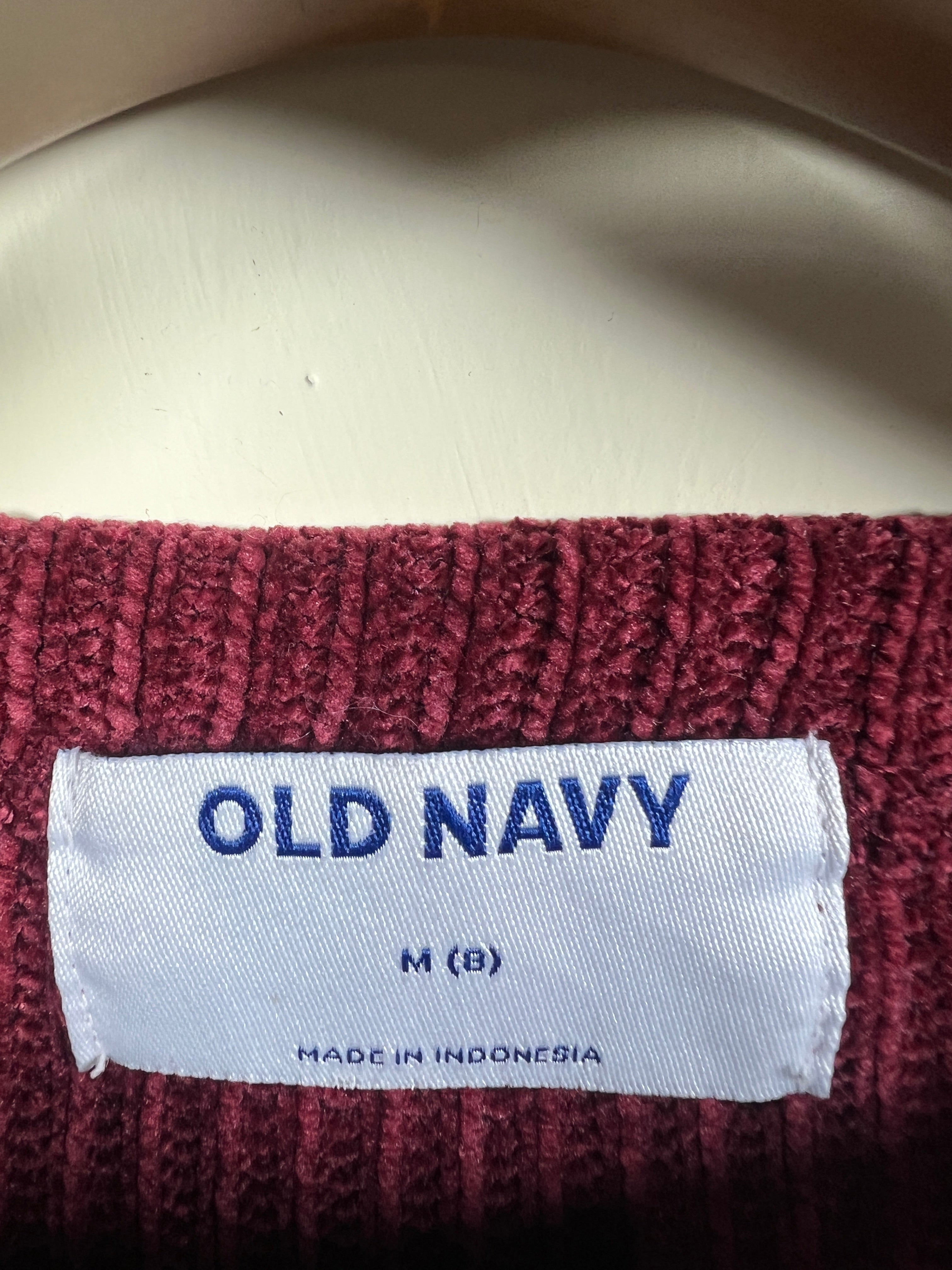Old Navy Velvet Sweater (Women) (Small-Medium)