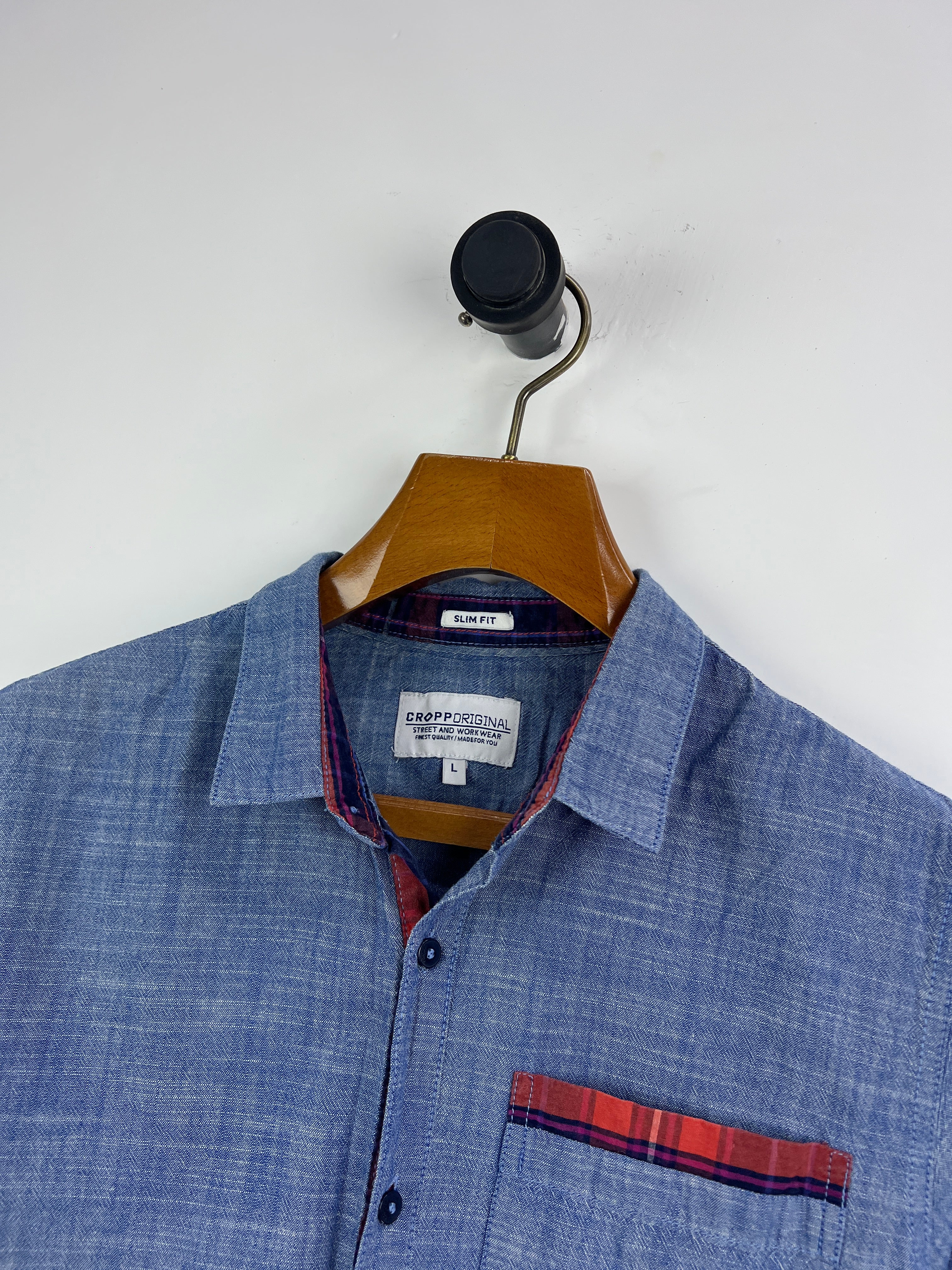 Crop Linen Shirt (Medium)