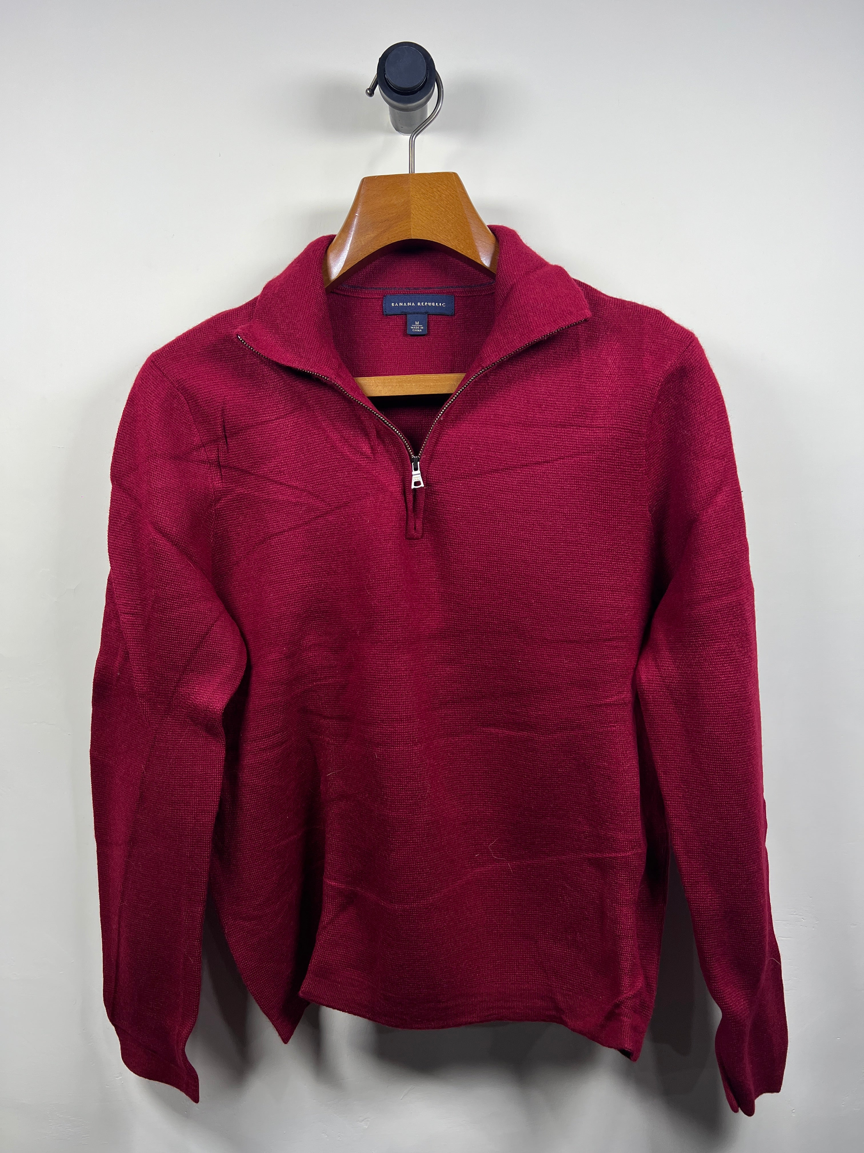 Banana Republic Quarter Zipper Sweater (Small)