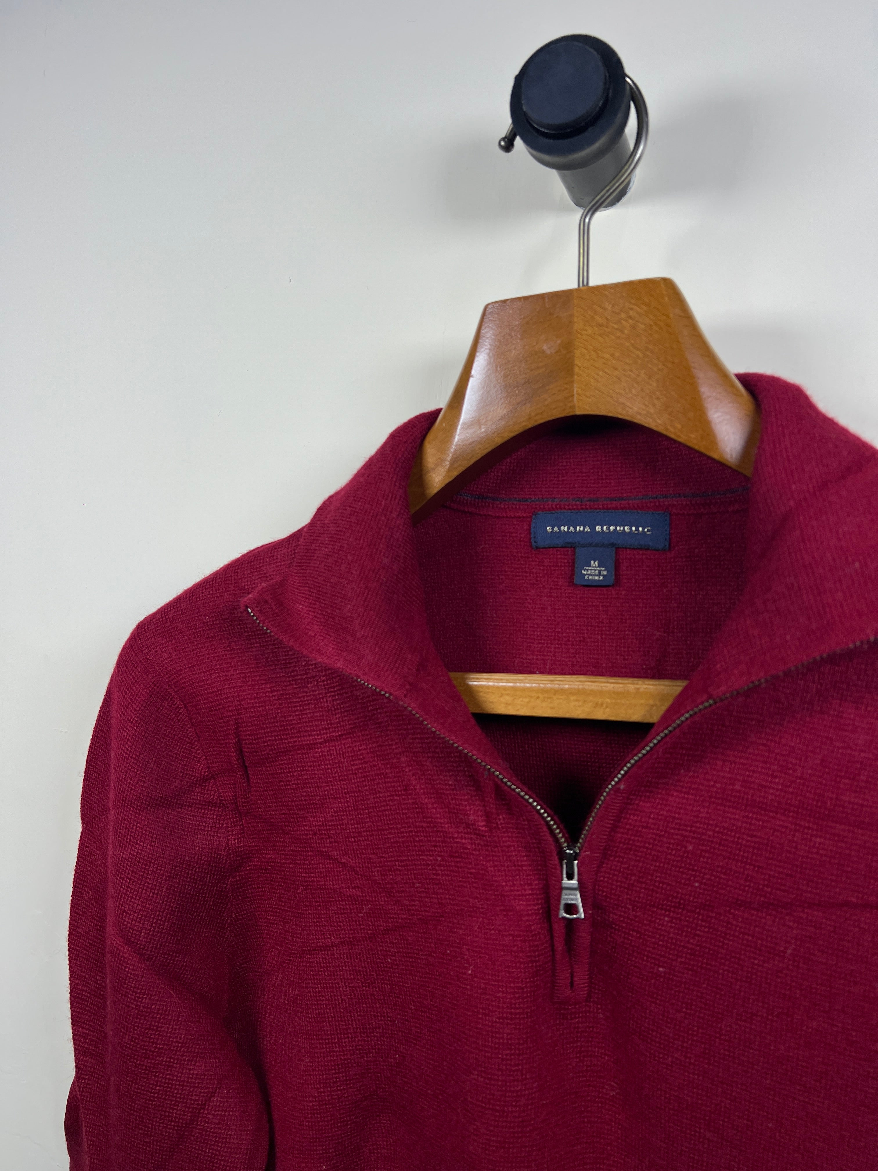 Banana Republic Quarter Zipper Sweater (Small)