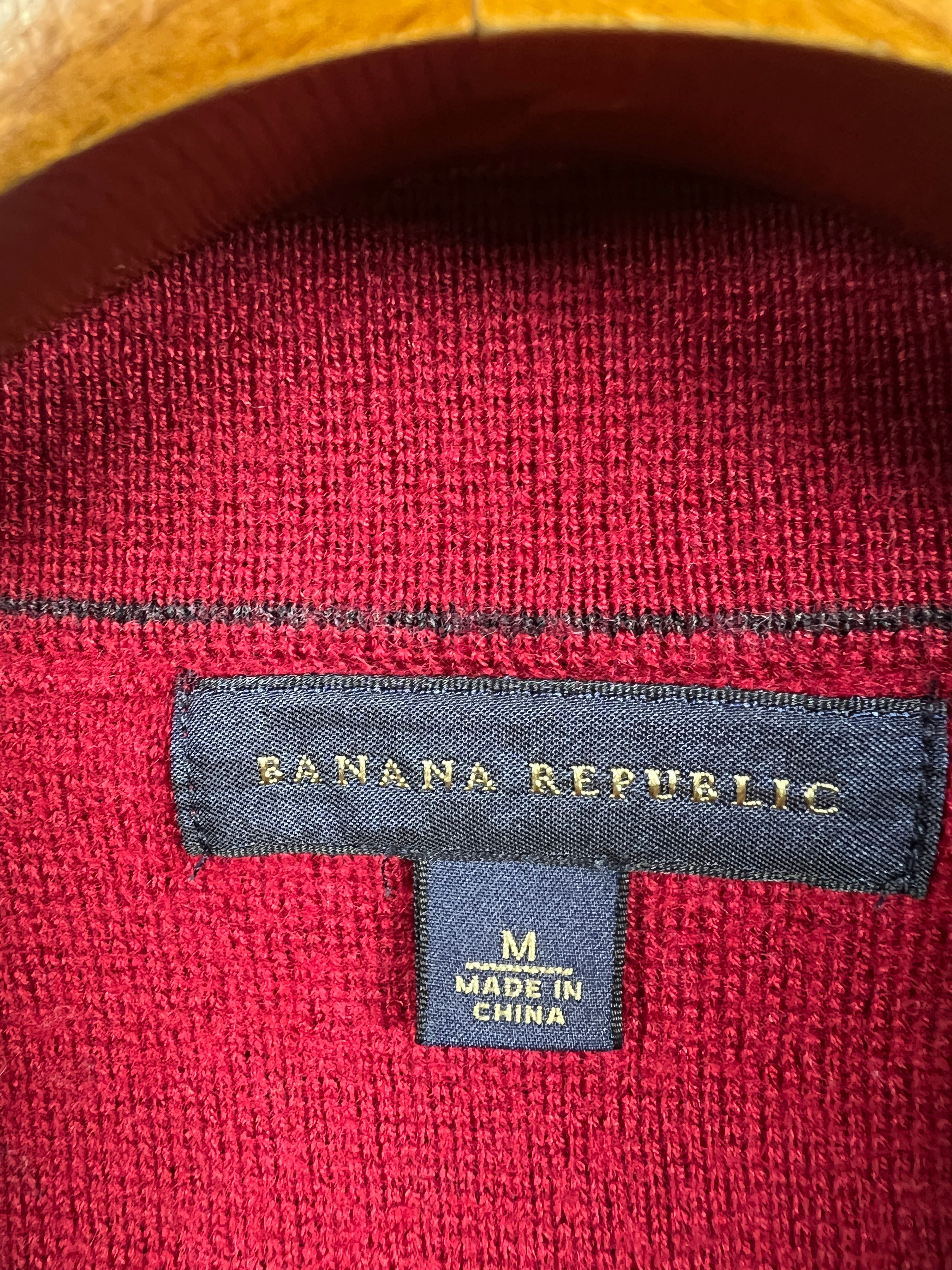 Banana Republic Quarter Zipper Sweater (Small)