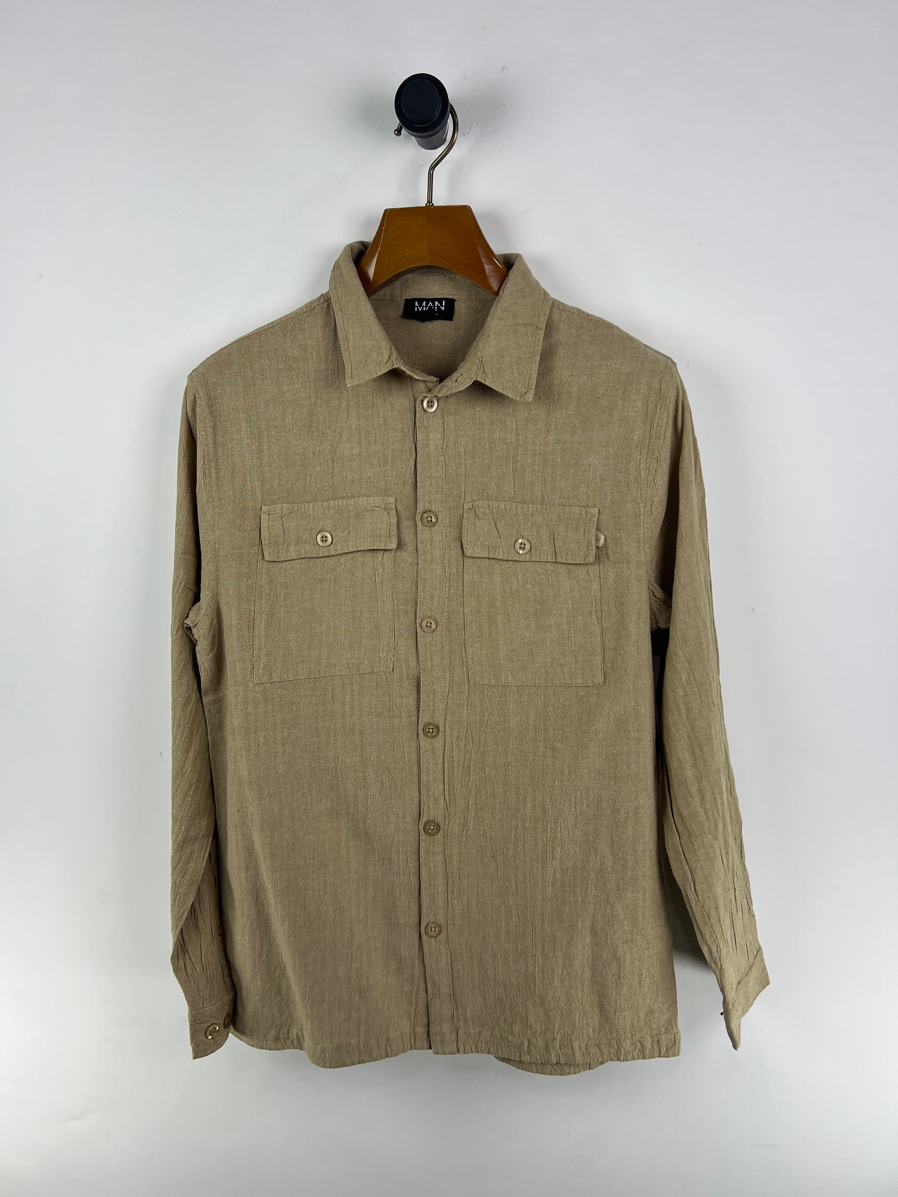 Boohoo Man Linen Shirt (Small)