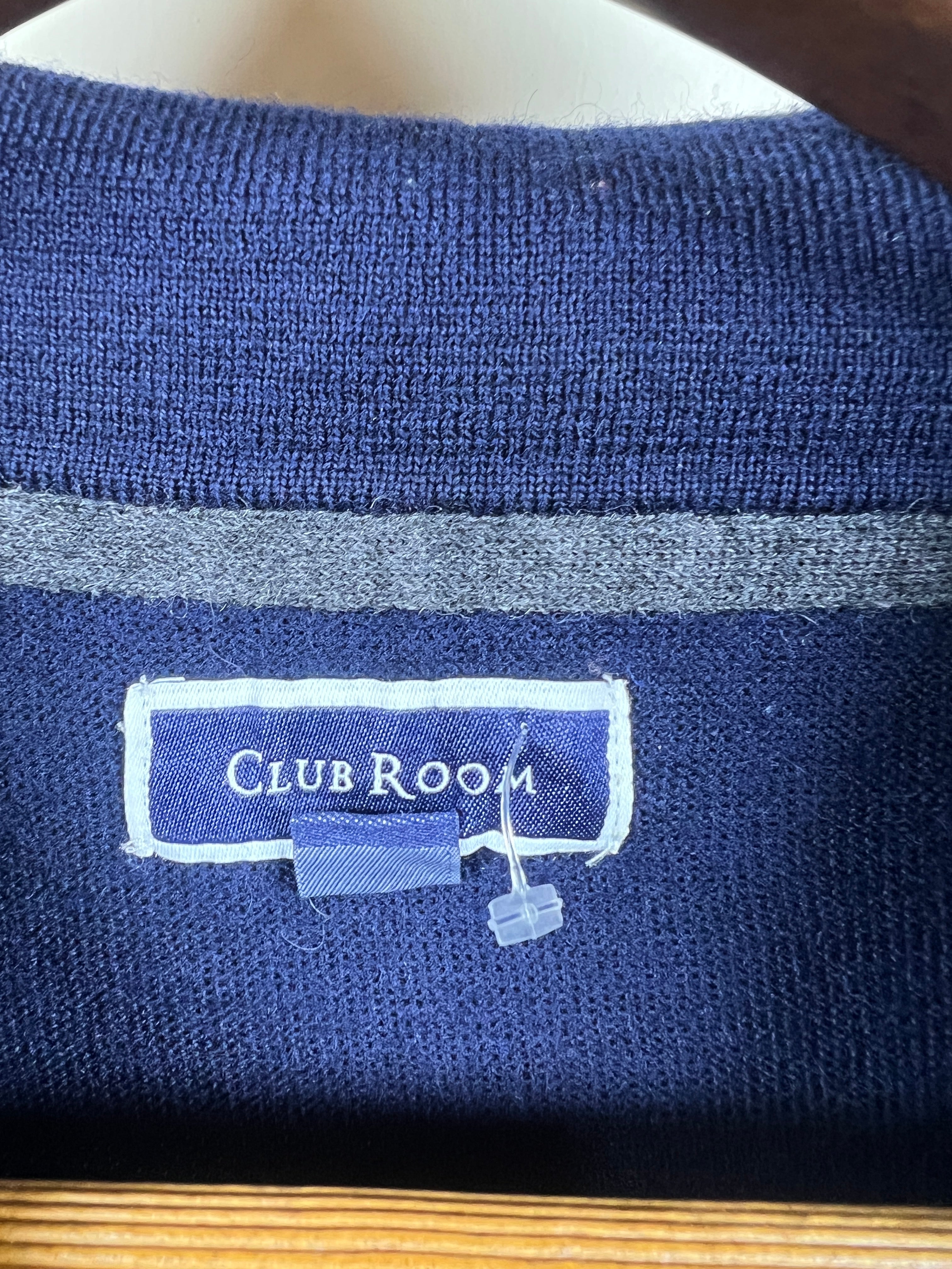 Club Room Quarter Buttoned Sweater (X-Large)