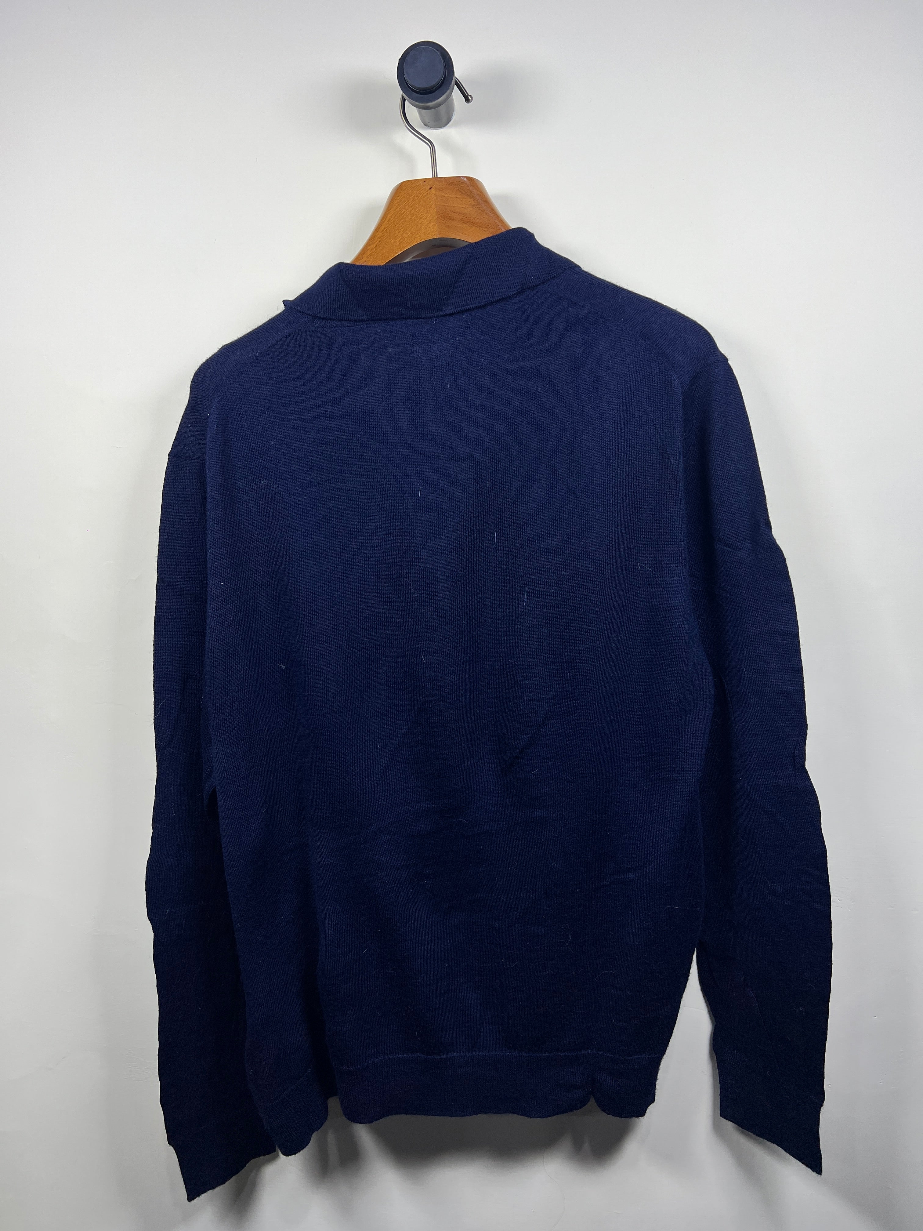 Club Room Quarter Buttoned Sweater (X-Large)
