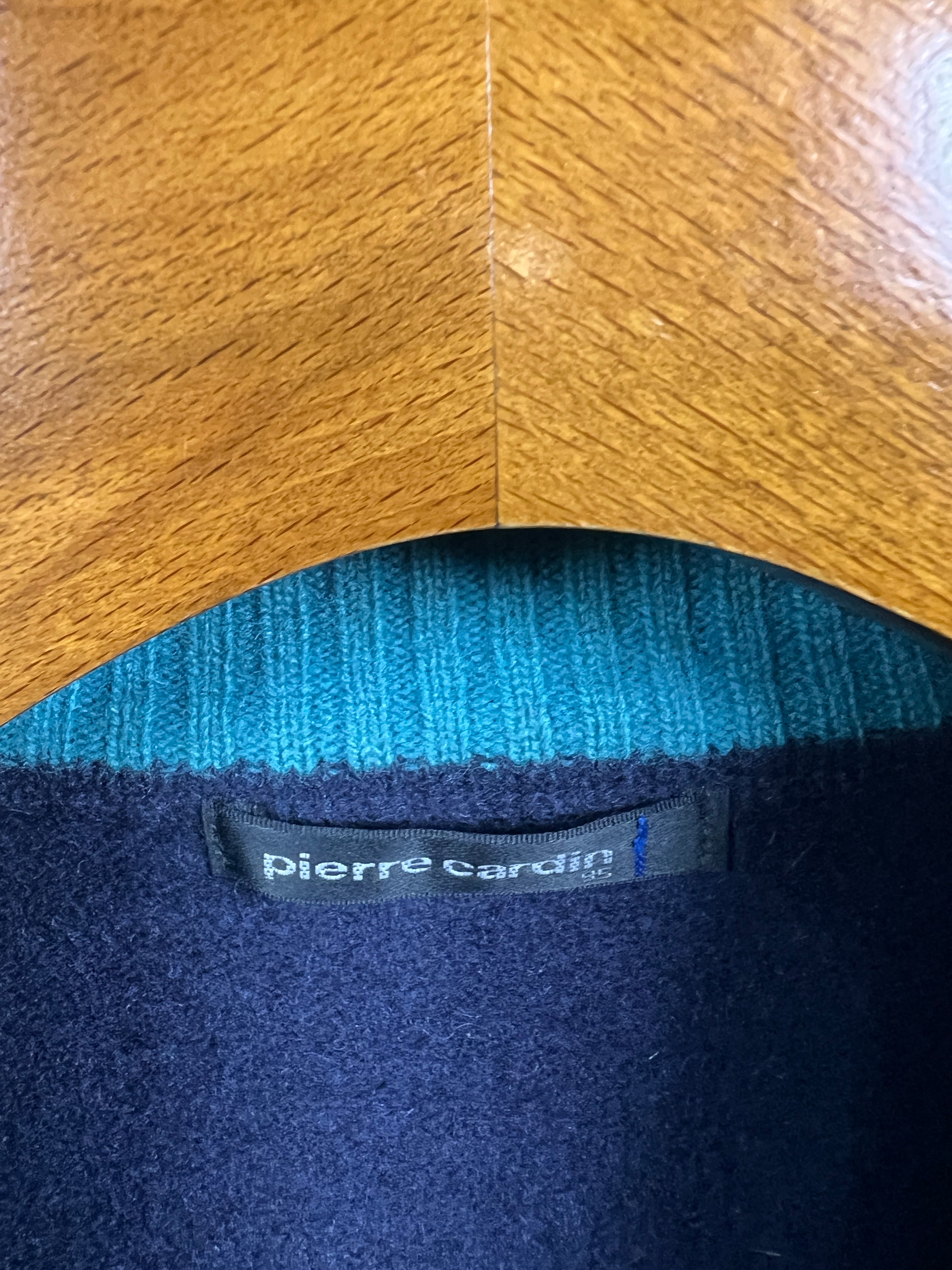 Pierre Cardin Lambswool Quarter Buttoned Sweater (Small)