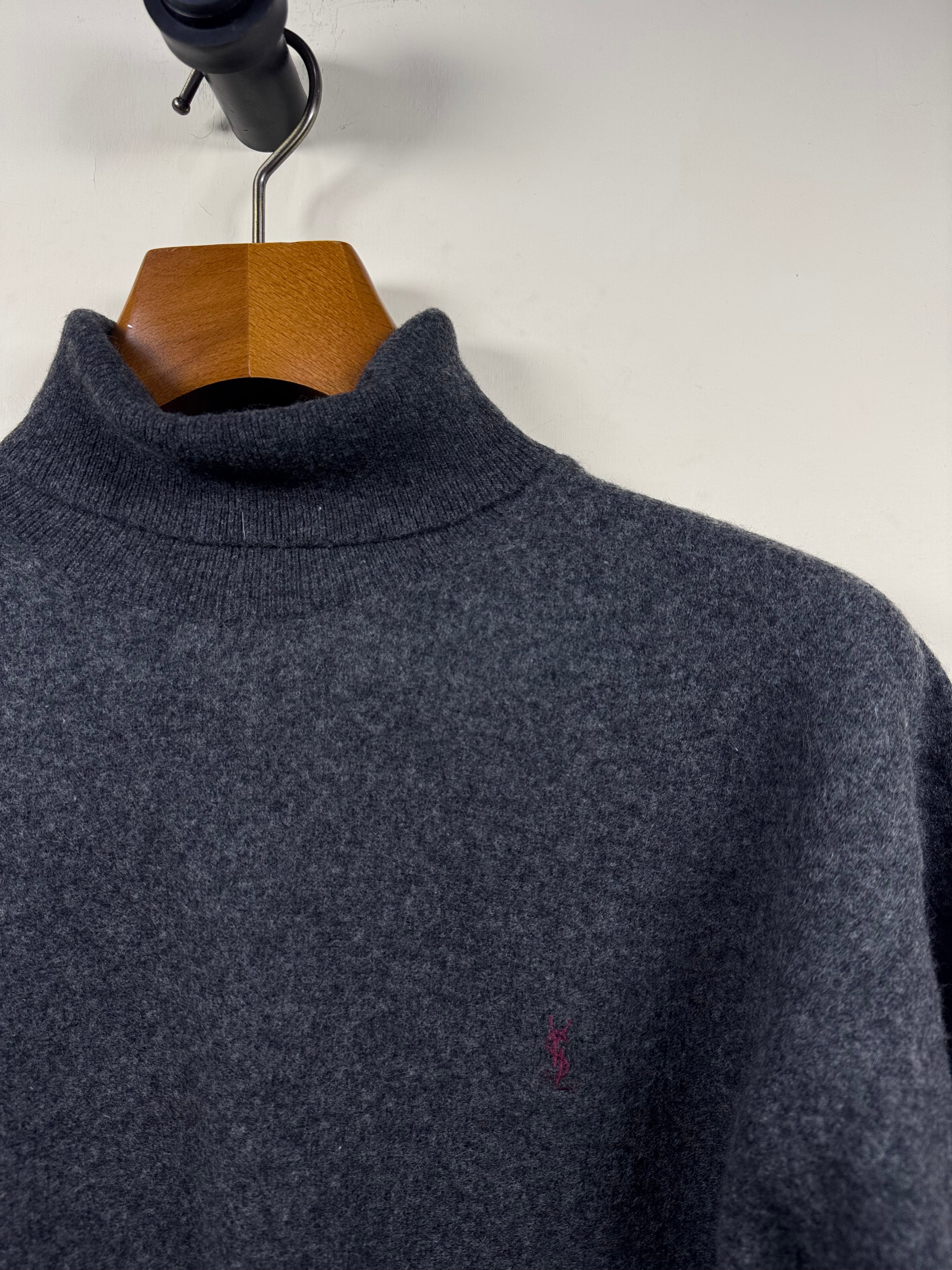 Y.S.L Lambswool Turtle Neck Sweater (Small-Medium)