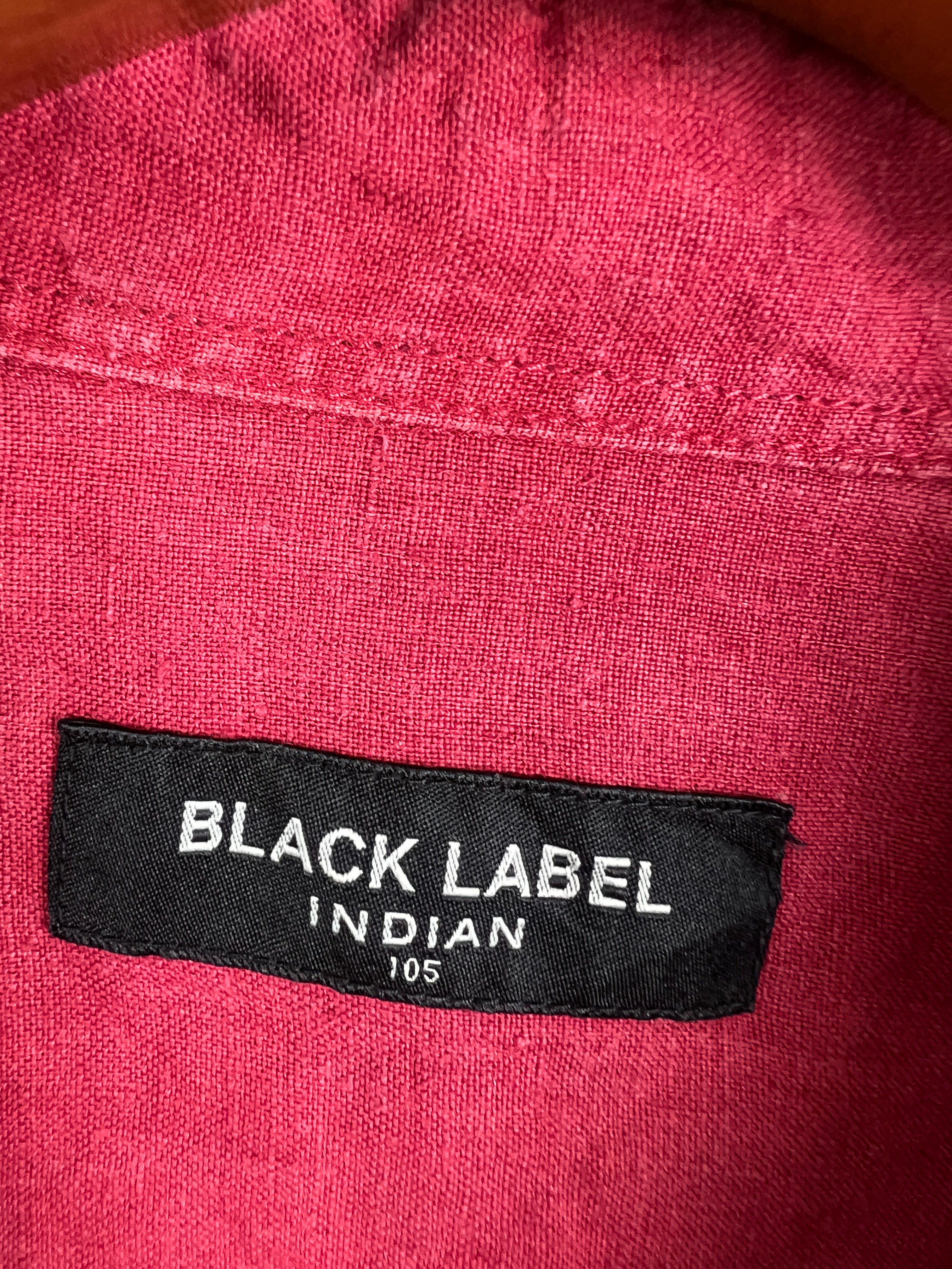 Black Label Linen Shirt (Medium-Large)